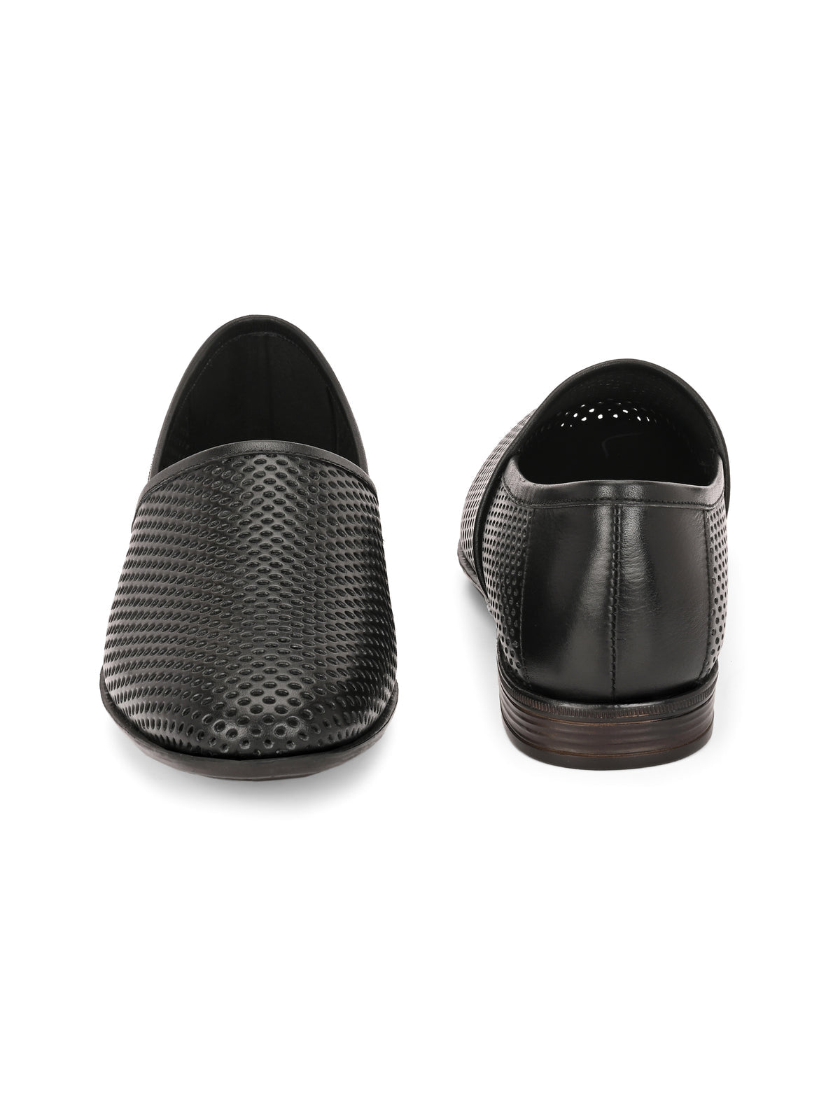 Danza Perforated Leather Slip ons