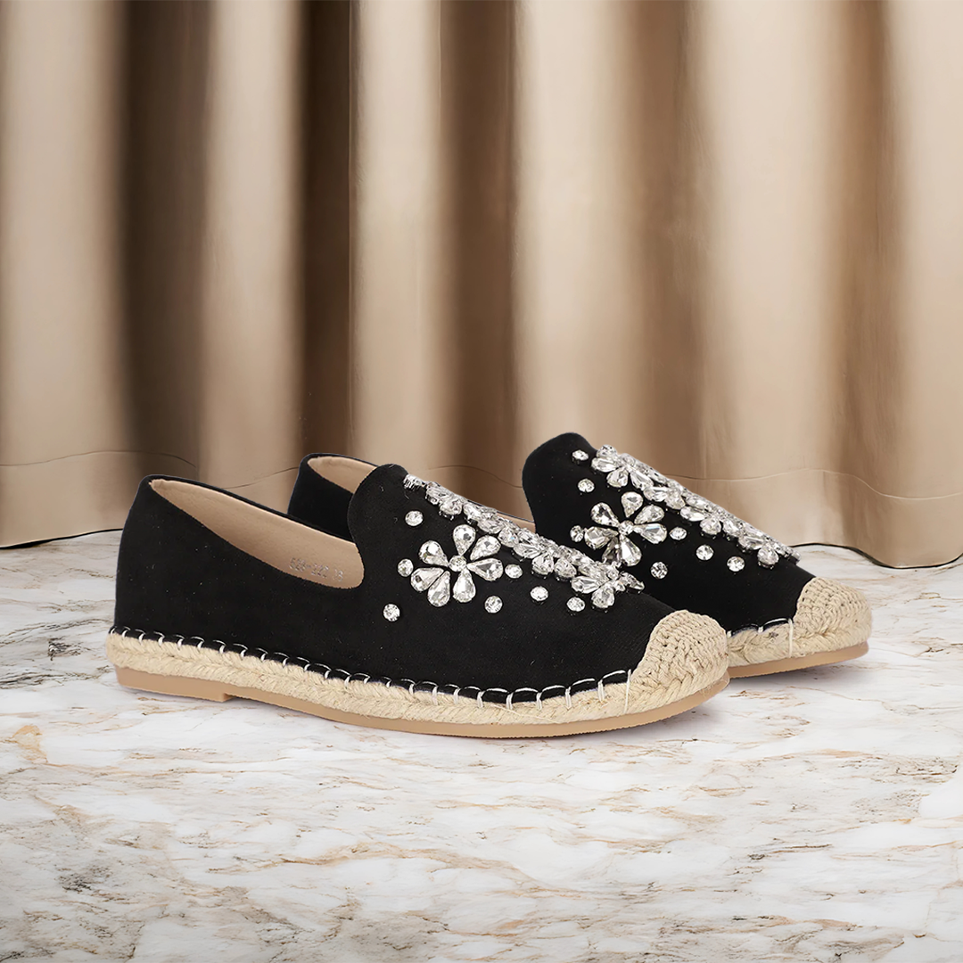 Isola Embellished Flat Espadrilles