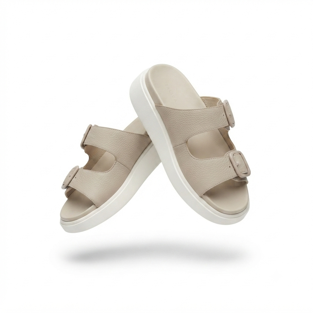 Elara Comfort Chunky Summer Strappy Slippers