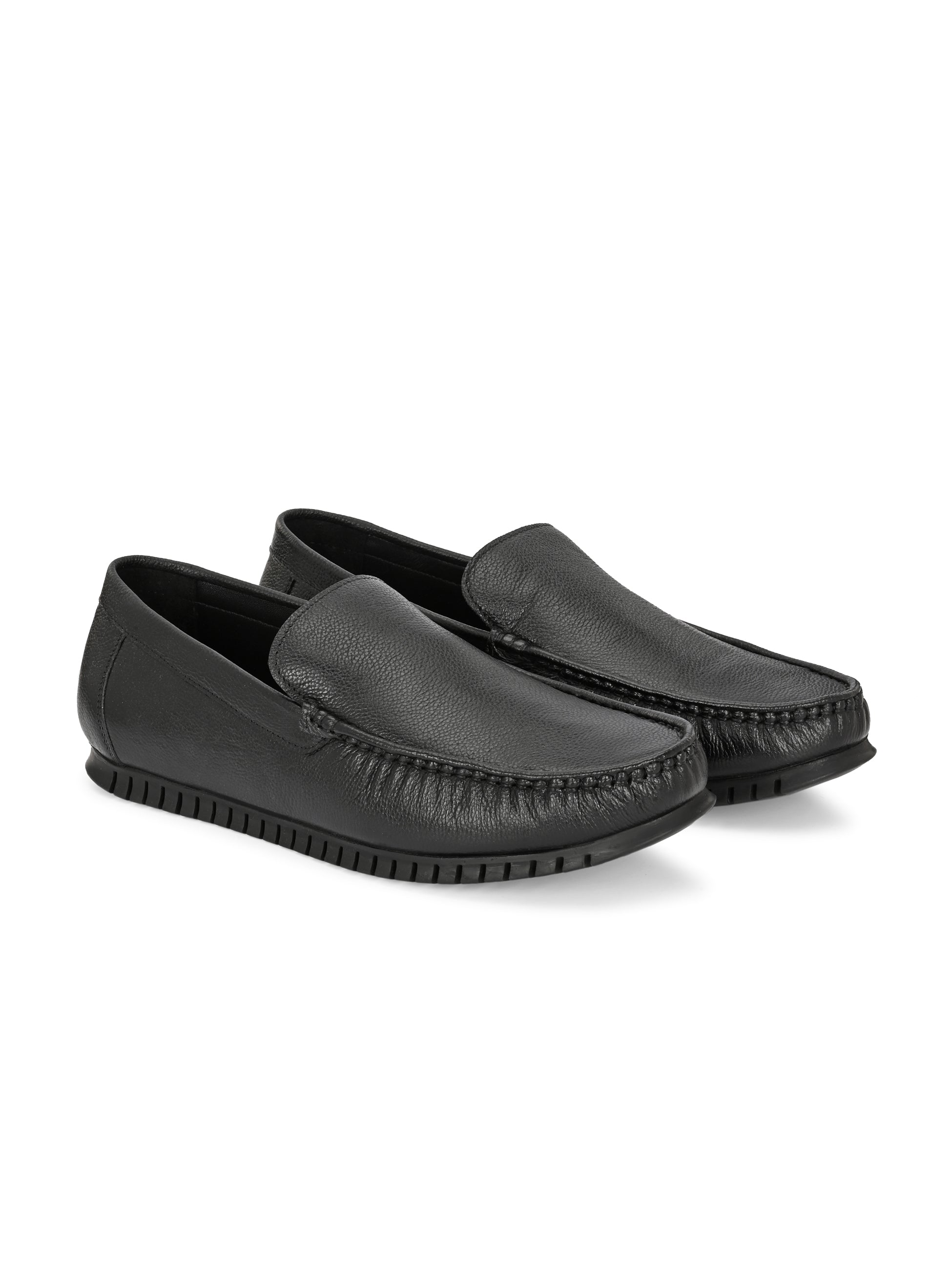 Ochre Leather Flexi Loafers