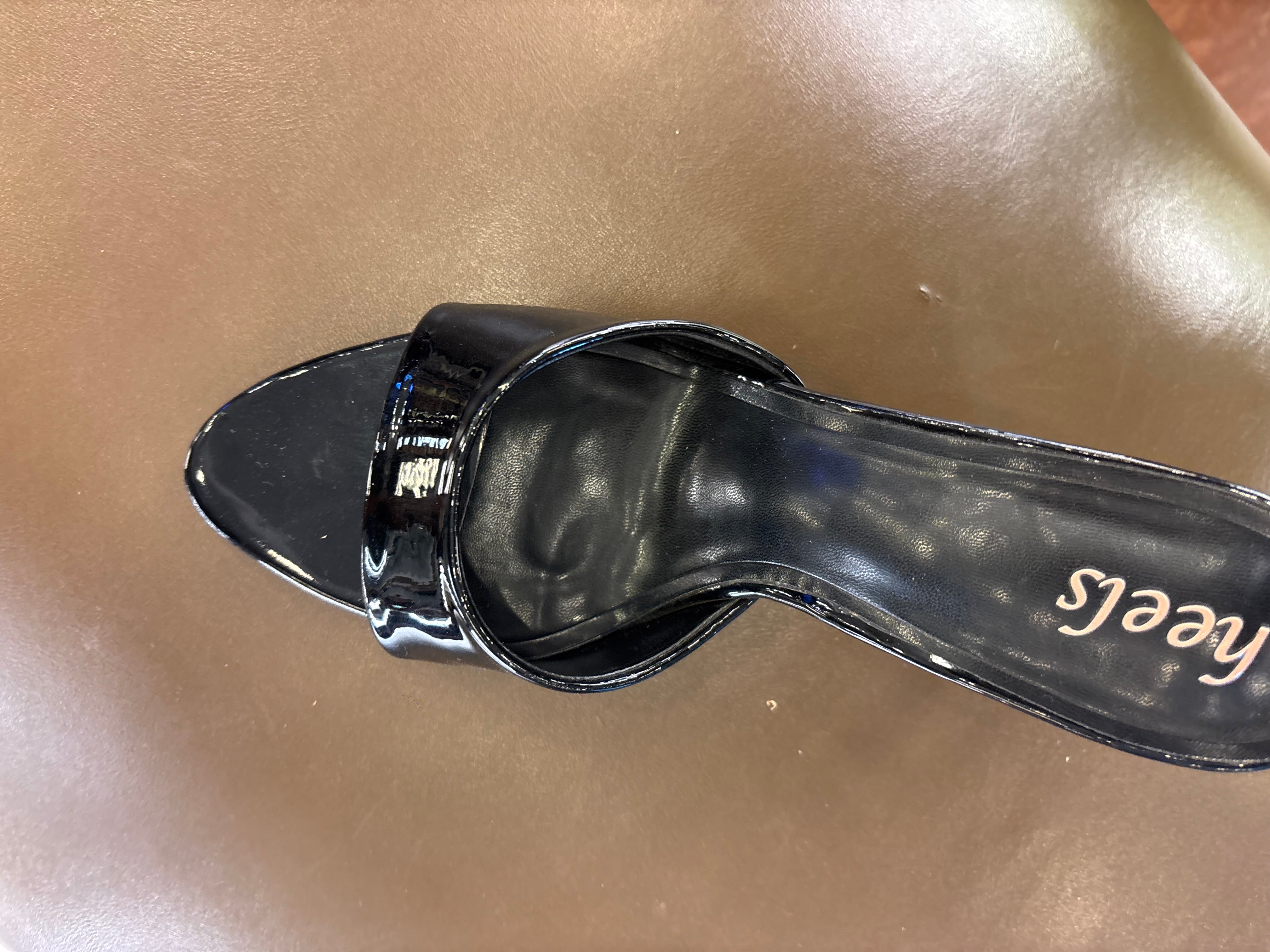 Ellie Premium Patent Pencil Heels