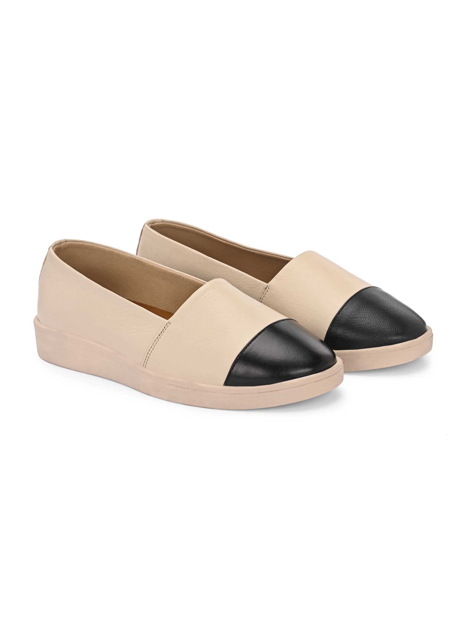 Maisoné Leather Combination Loafers - The Heels India