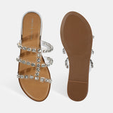 Stella Flat Embellished Sliders
