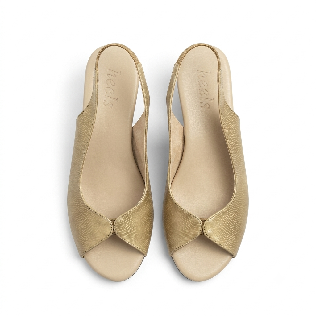 Riley Comfort Back Elastic Wedge Heels