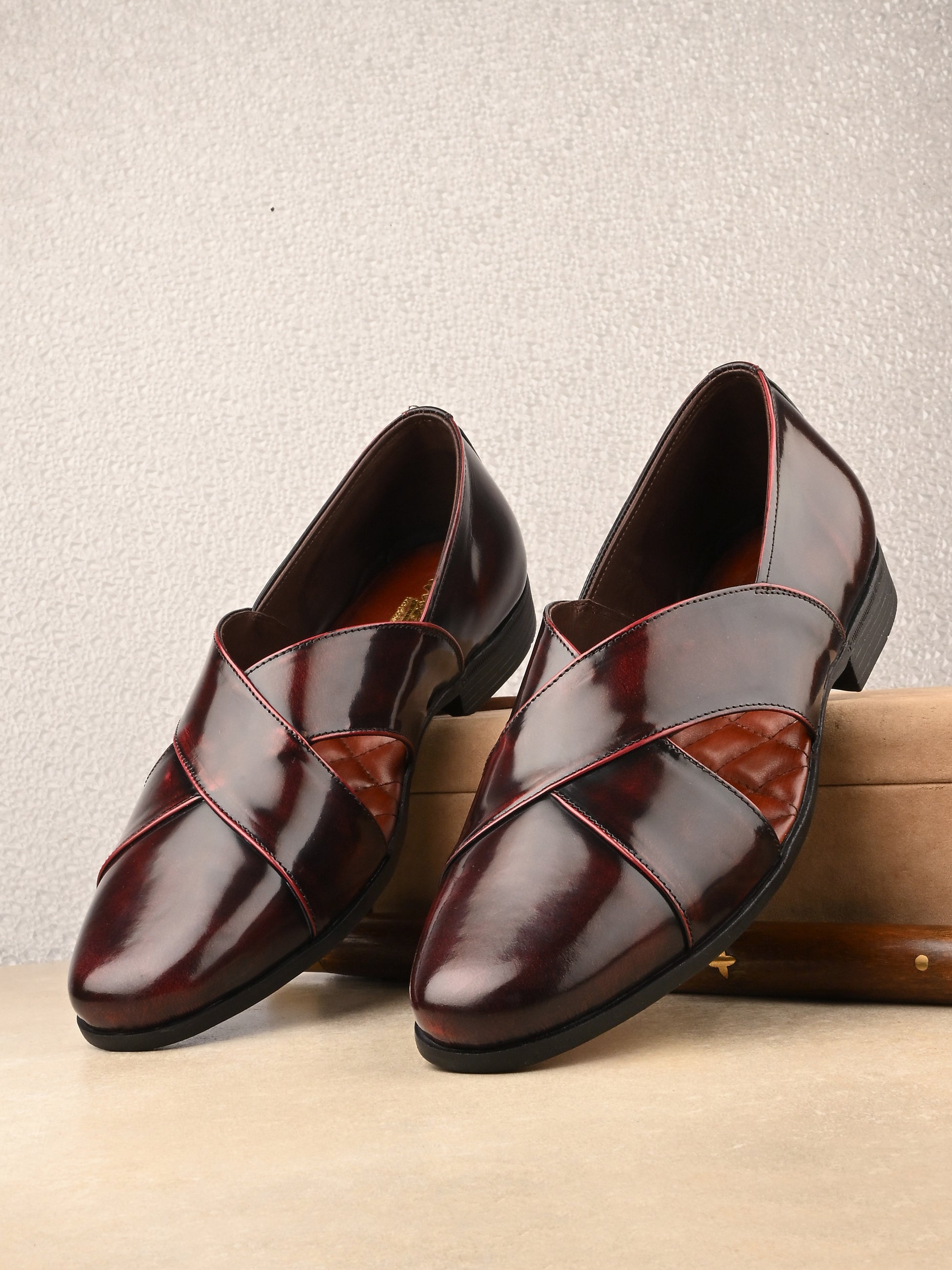 Behrouz Ethnic Leather Shoes