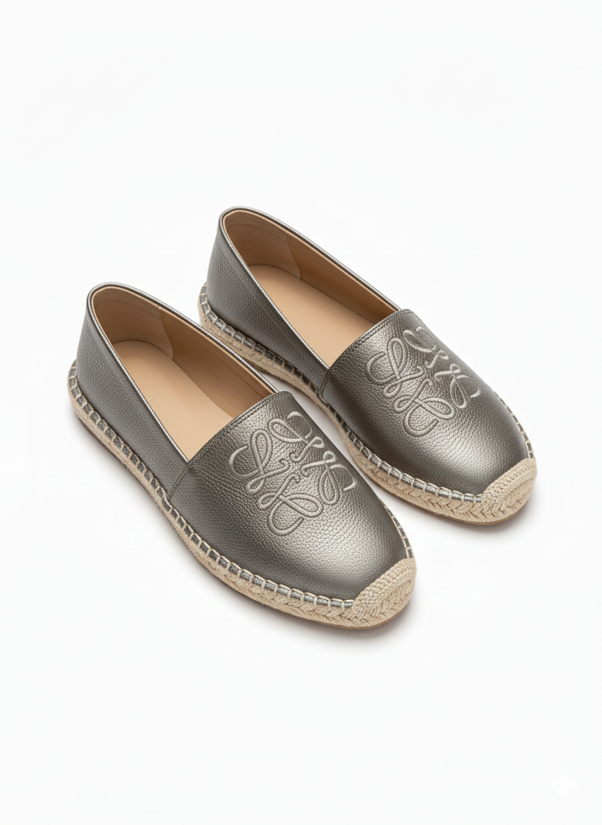 Mensho Cushioned Espadrille Slip On Loafers - The Heels India