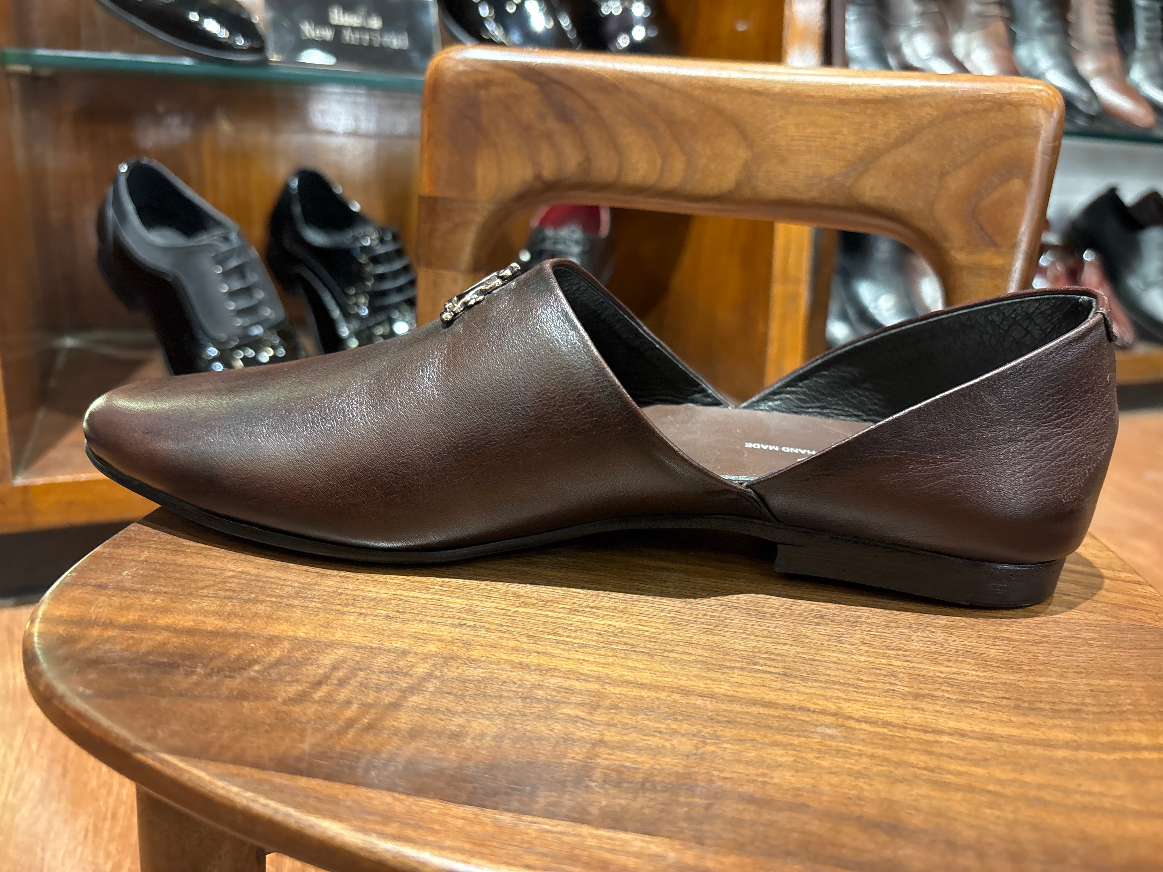 Chester Premium Leather Ethnic Slip-ons - The Heels India