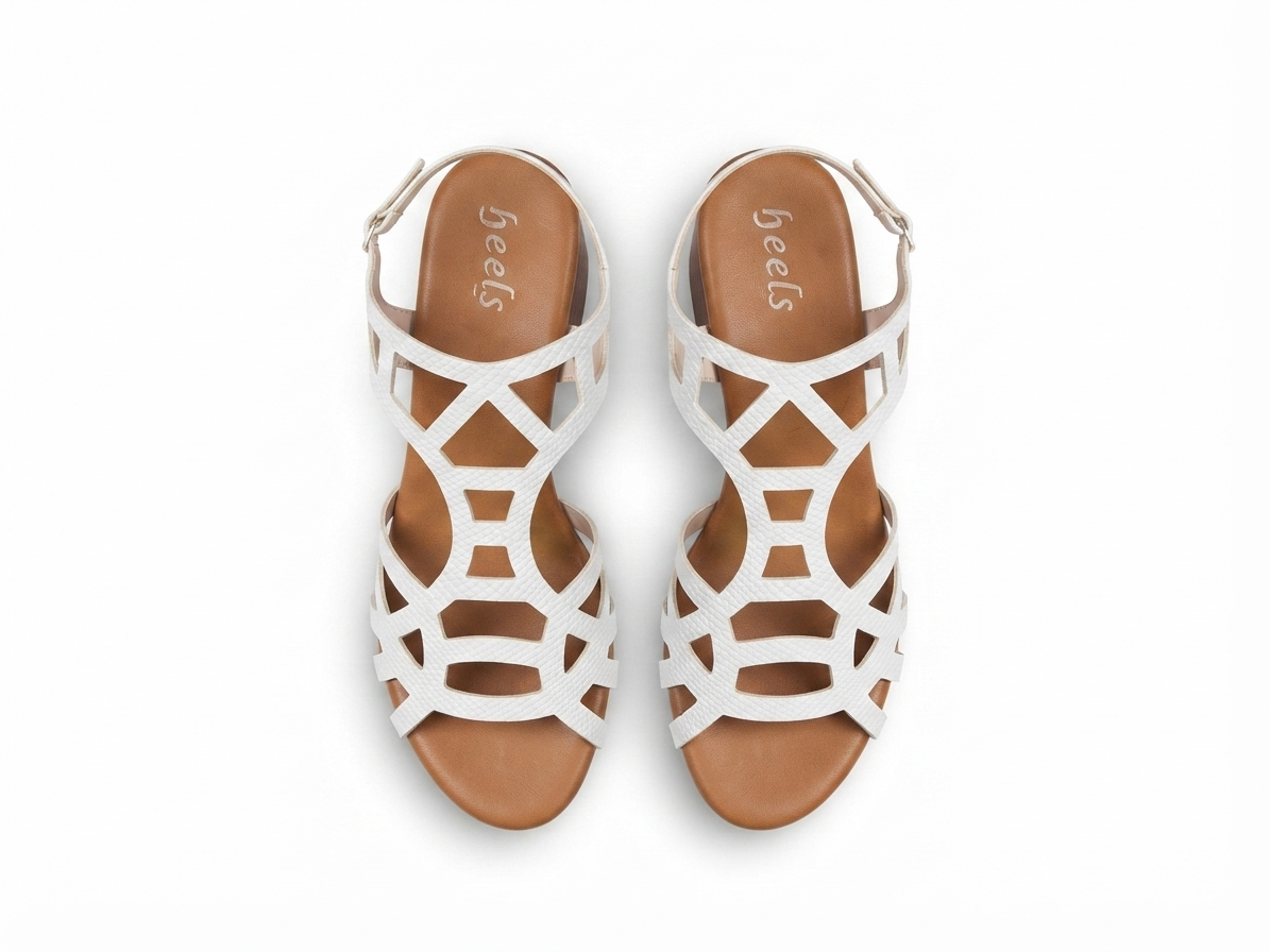 Kylin Platform Gladiator Peep Toe Block Heel Sandals
