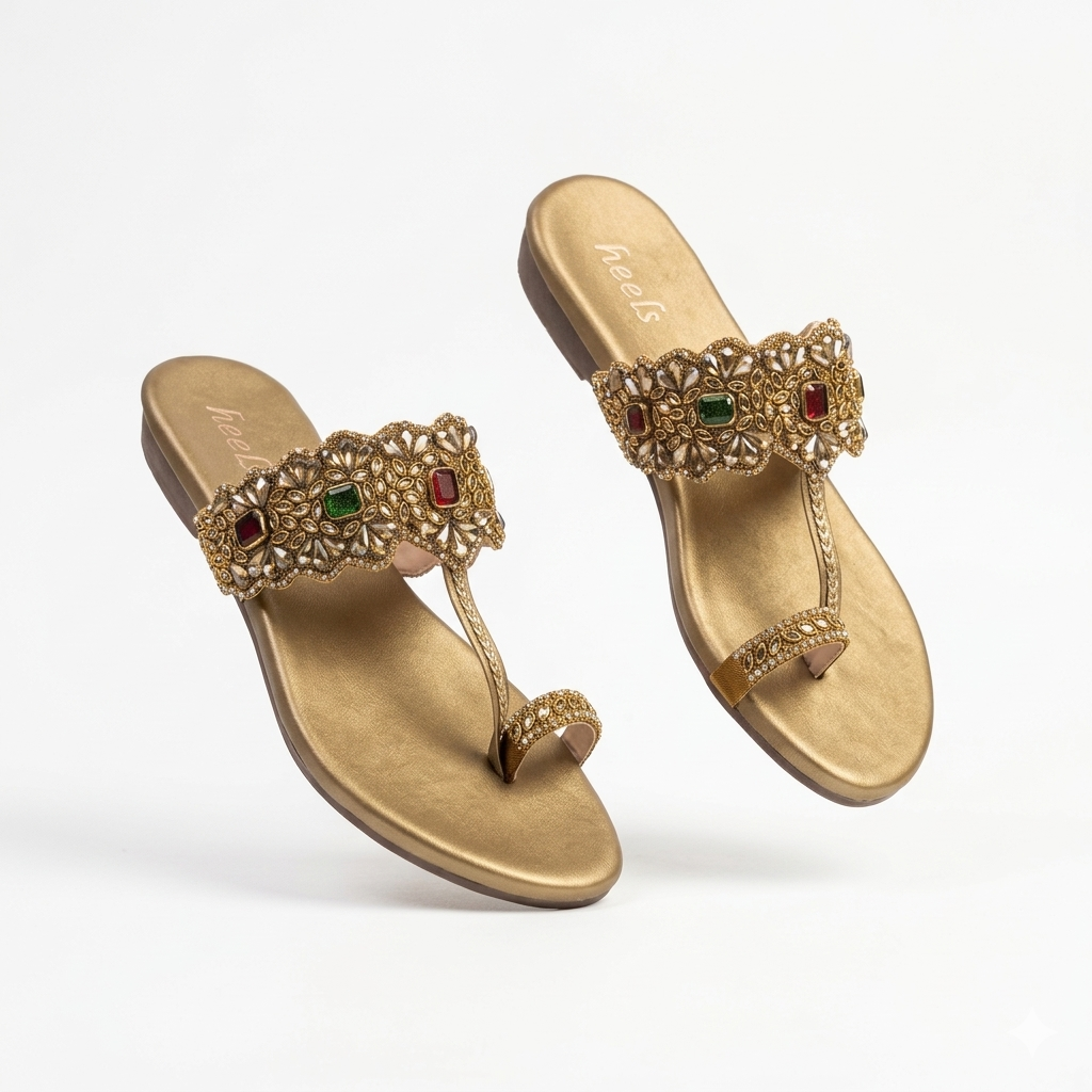 Fiza Embellished Ethnic Fancy Flat Slippers