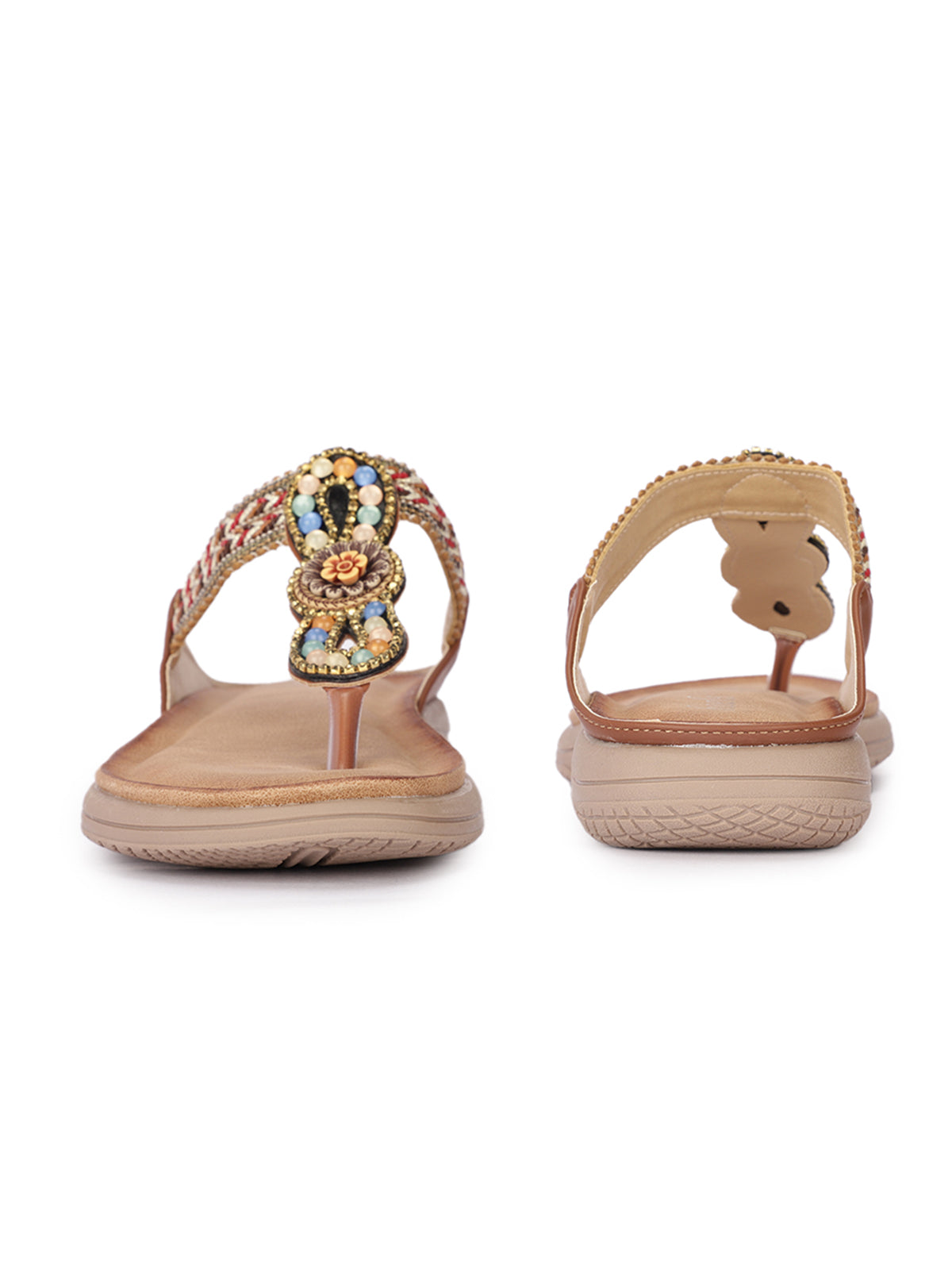 Thalassa Embroidered Cushioned Slippers