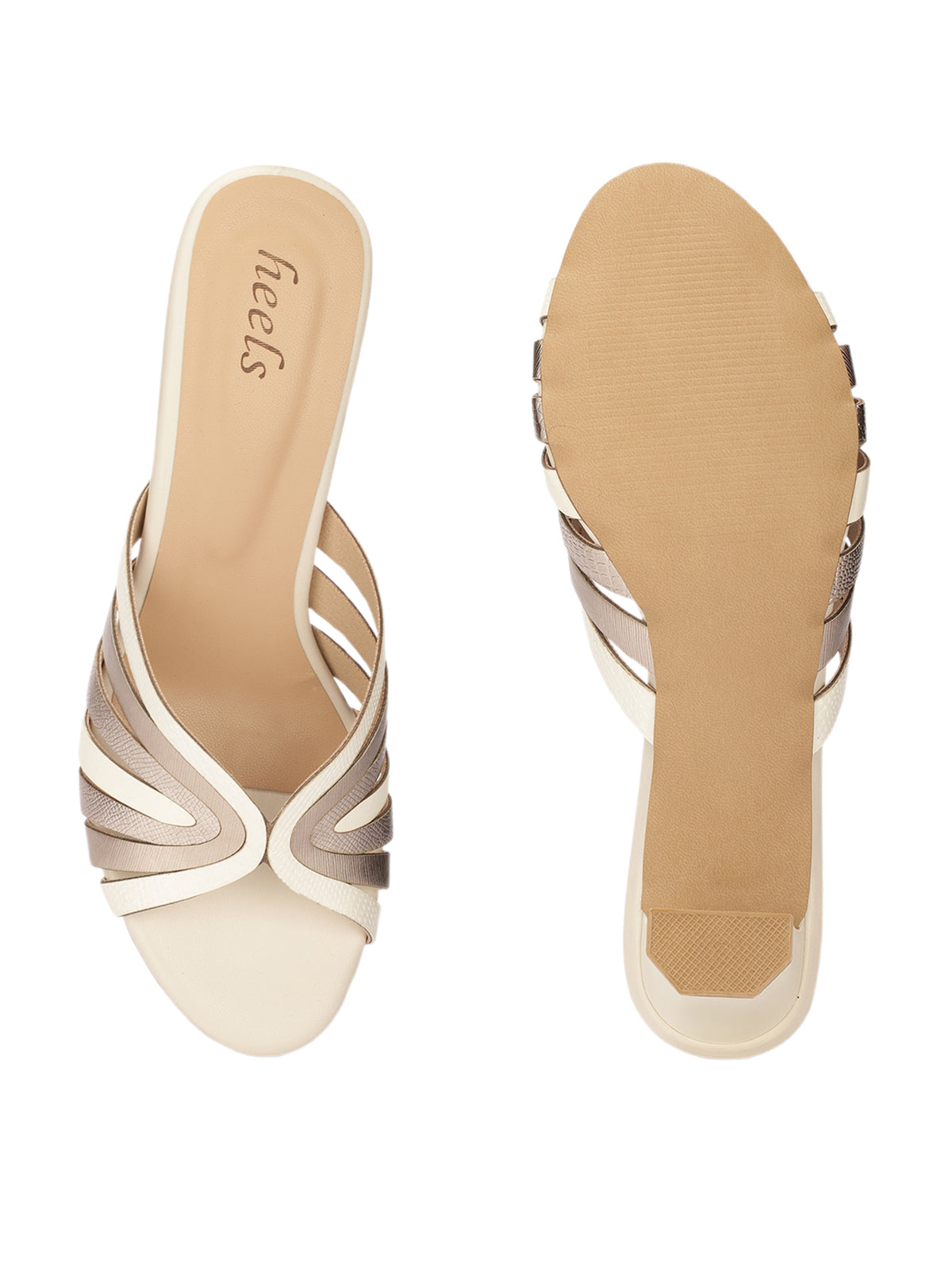 Carter Fancy Peep Toe Block Heel Muse