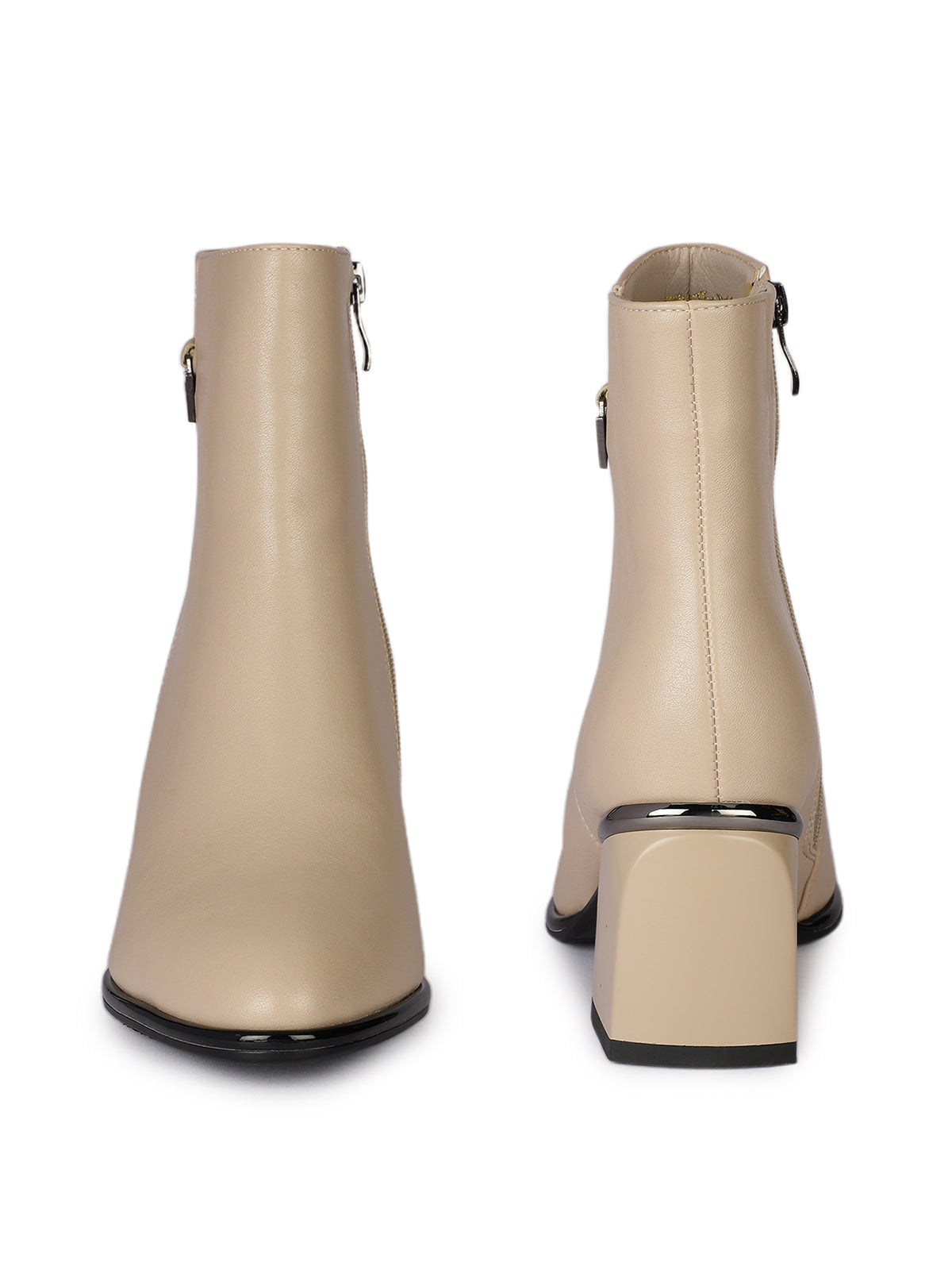 Verona Luxe Premium Winter Ankle Block Heel Boots