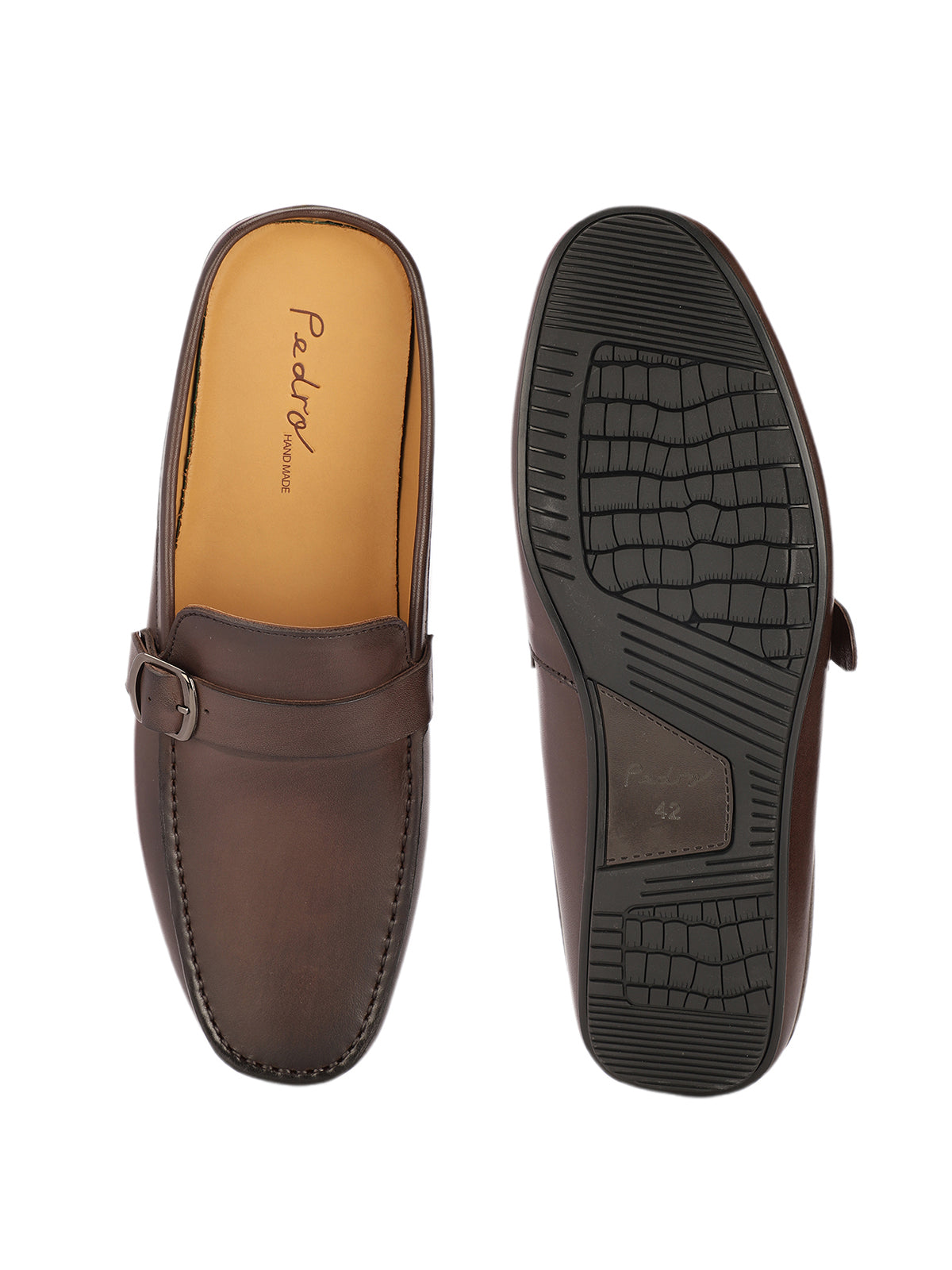 Mikkel Premium Leather Back Open Mules
