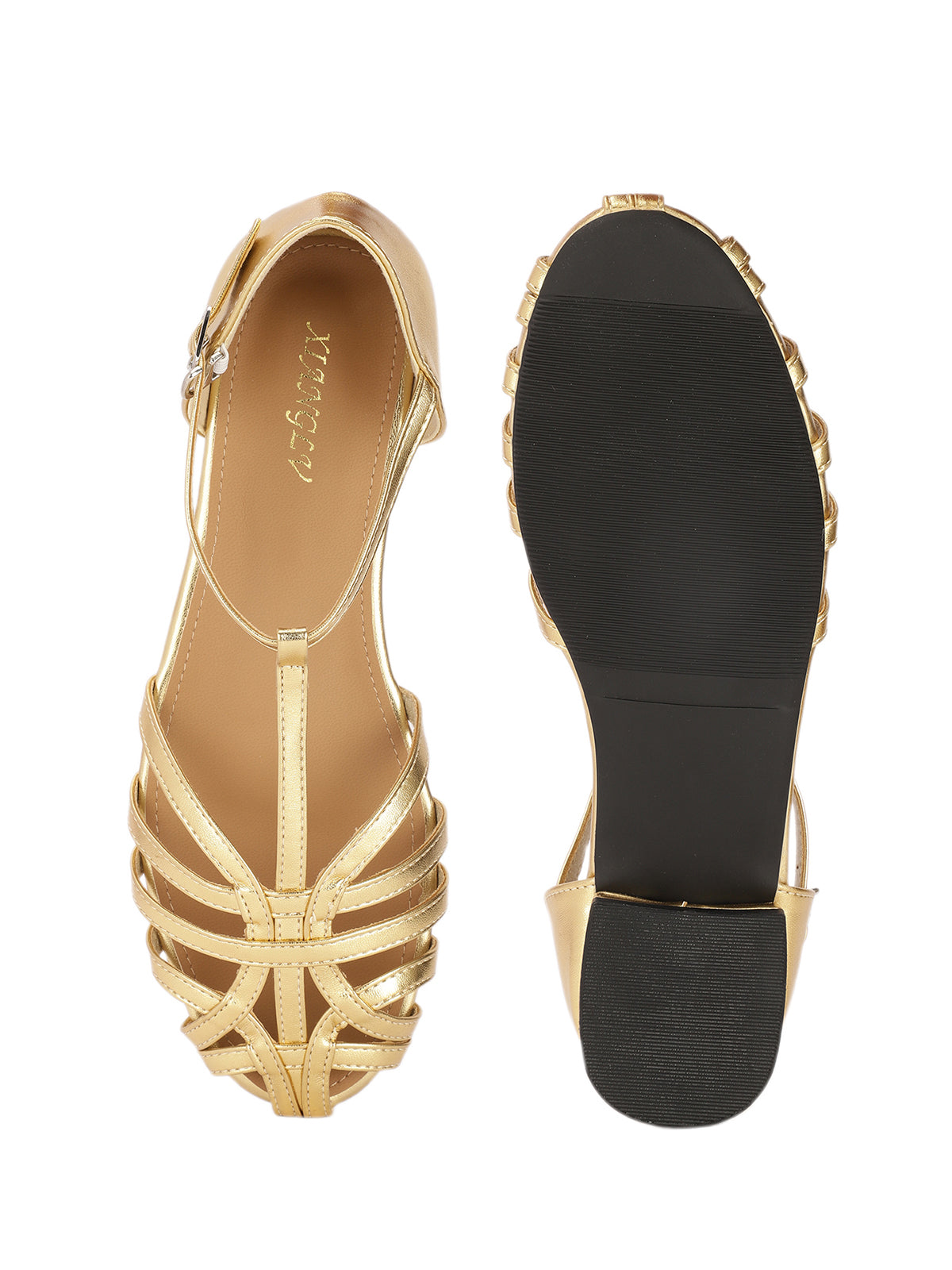 Eleni Flat Ankle Strap Gladiators