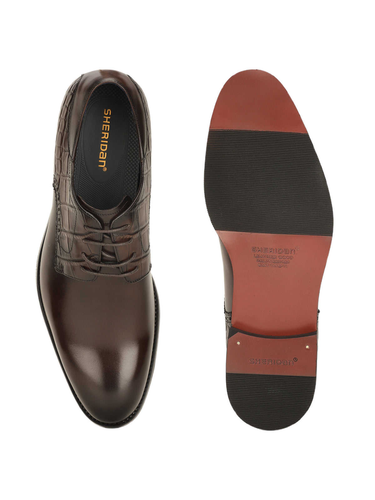 Lewis Premium Leather Luxury Lace Up Derby Shoes