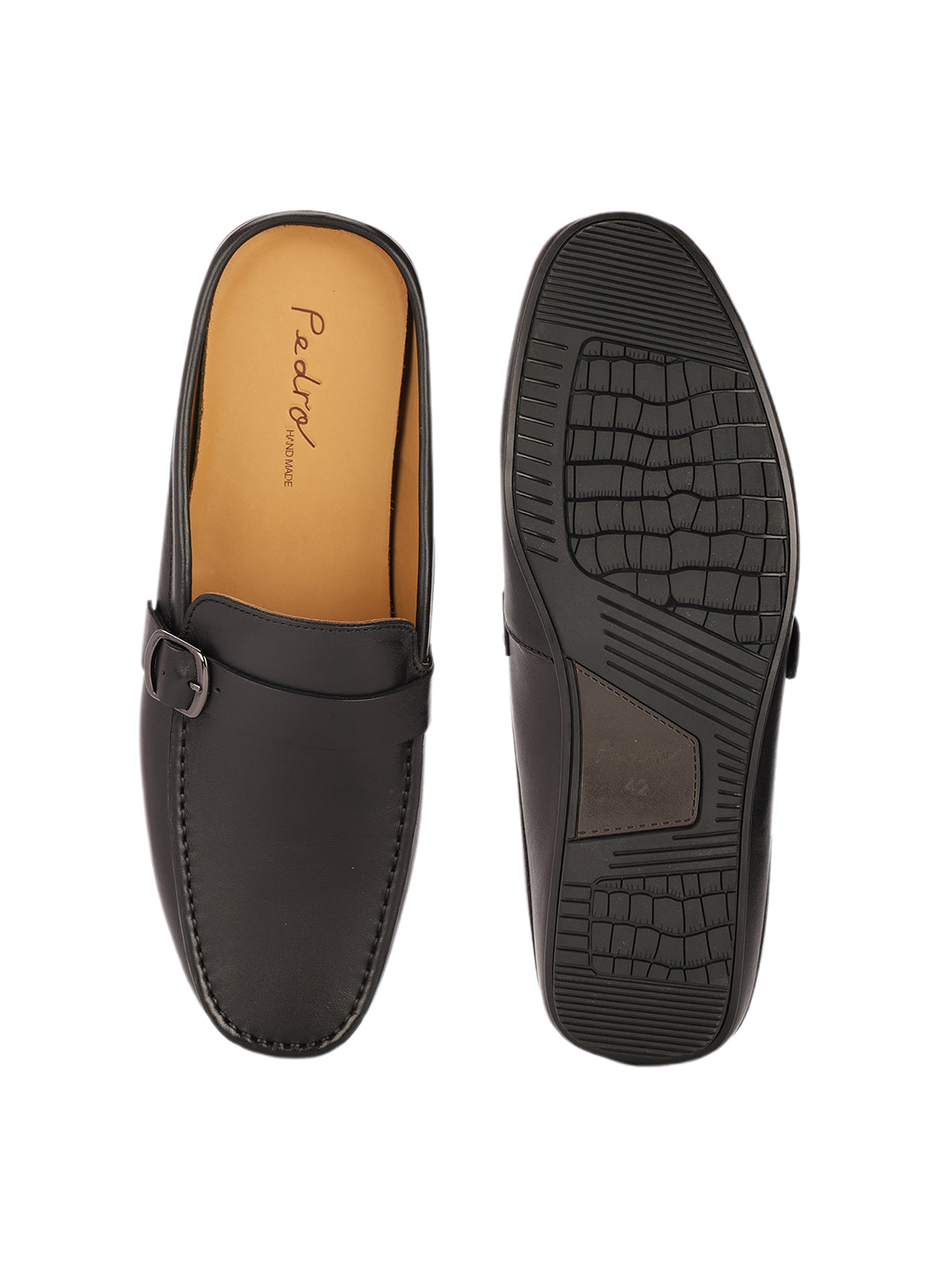 Mikkel Premium Leather Back Open Mules