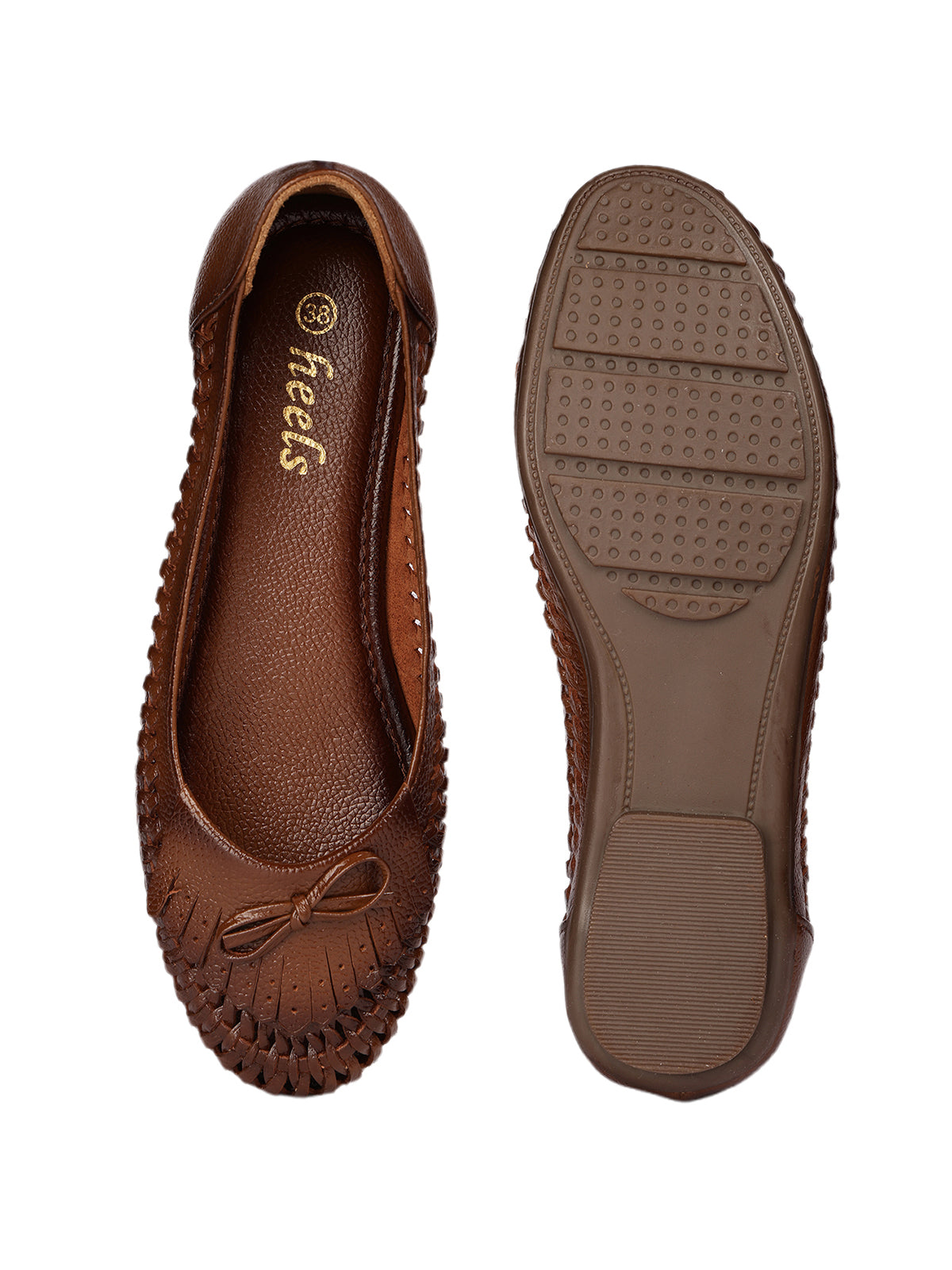 Felipe Leather Fringe Ballerinas