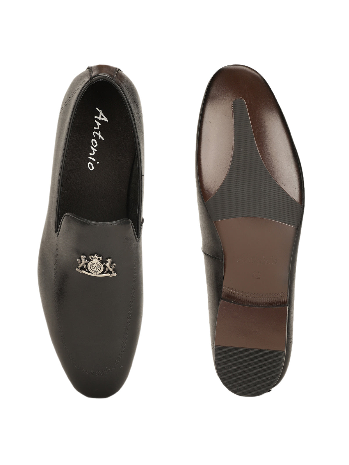 Elliot Leather Crown Ethnic Slip-ons