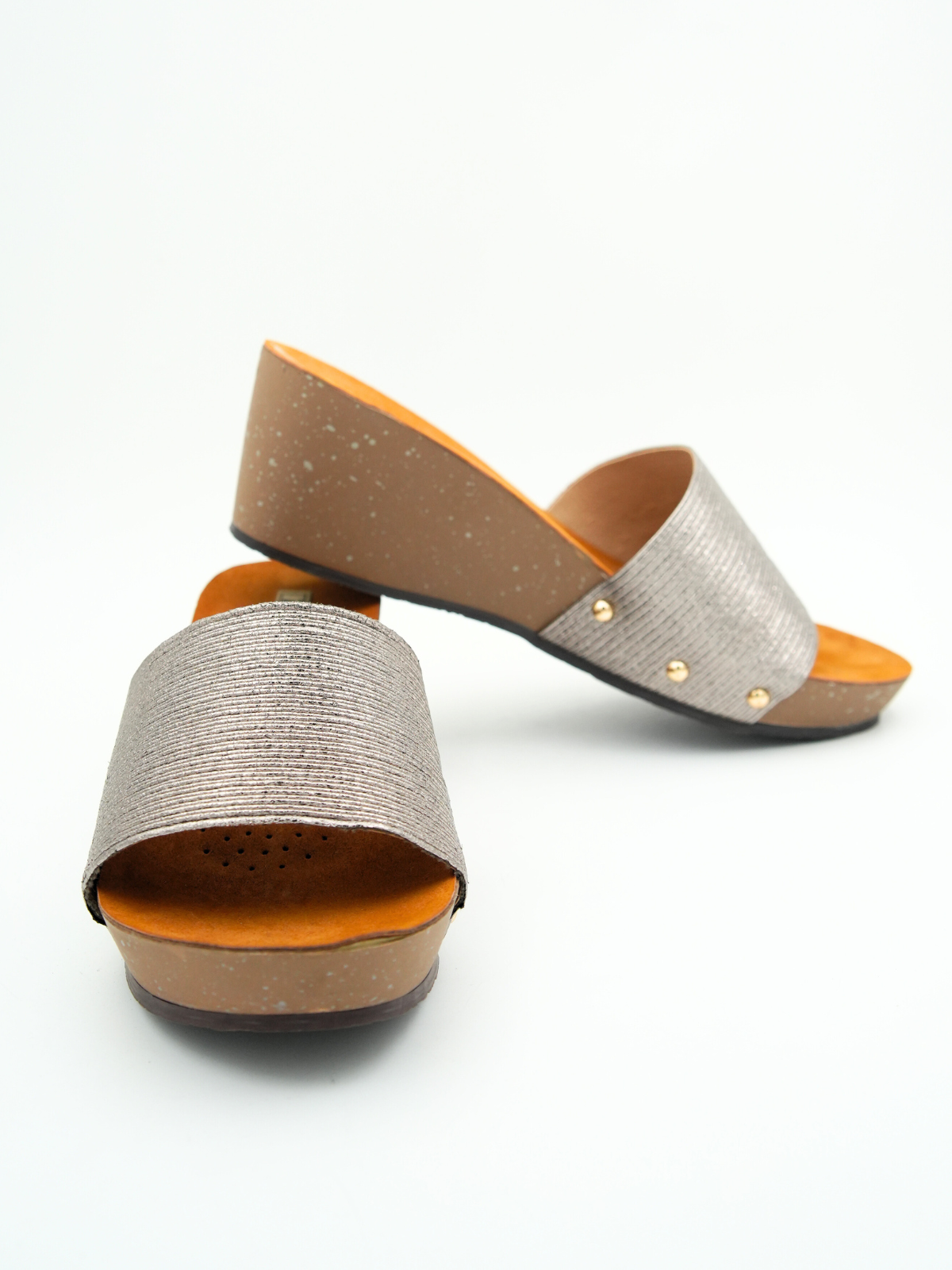 Pauline Wedge Heel Slip Ons