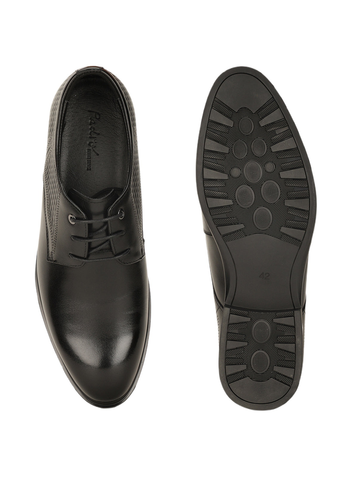 Floyd Premium Leather Lace Up Derby Shoes
