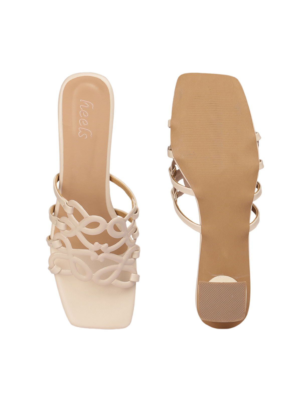Opaline Laser Cut Kitten Heels
