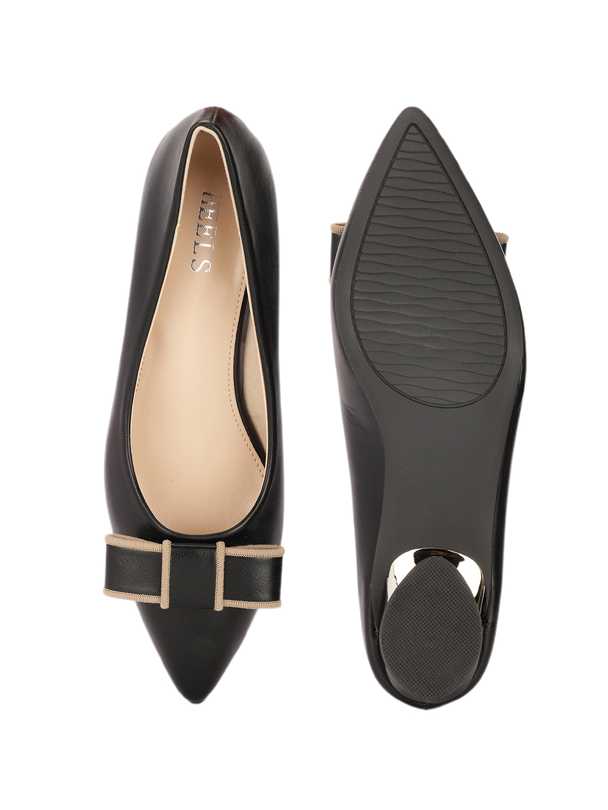 Luna Bow Block Heel Stilettoes