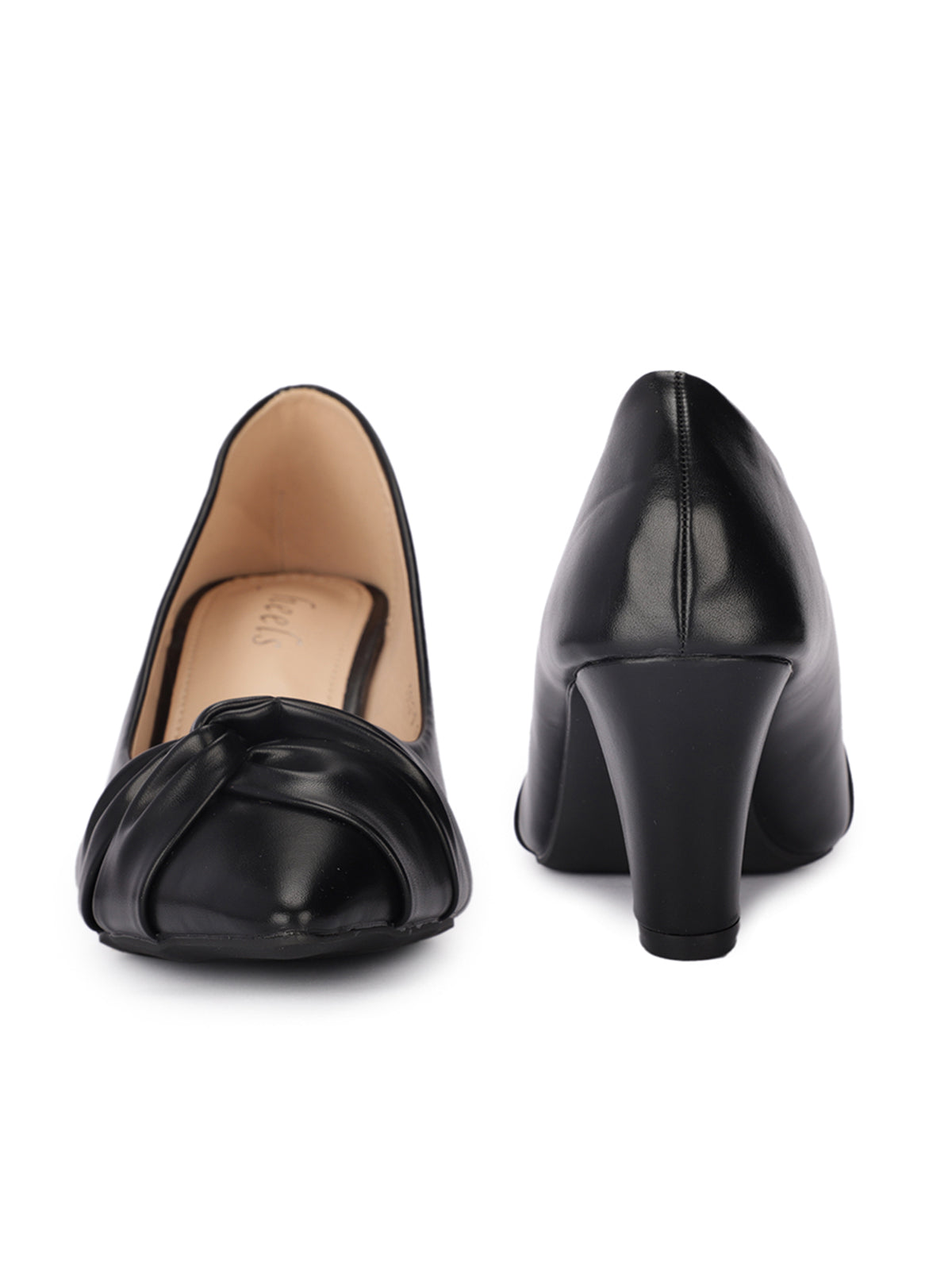 Calypso Swirl Block Heel Stilettoes