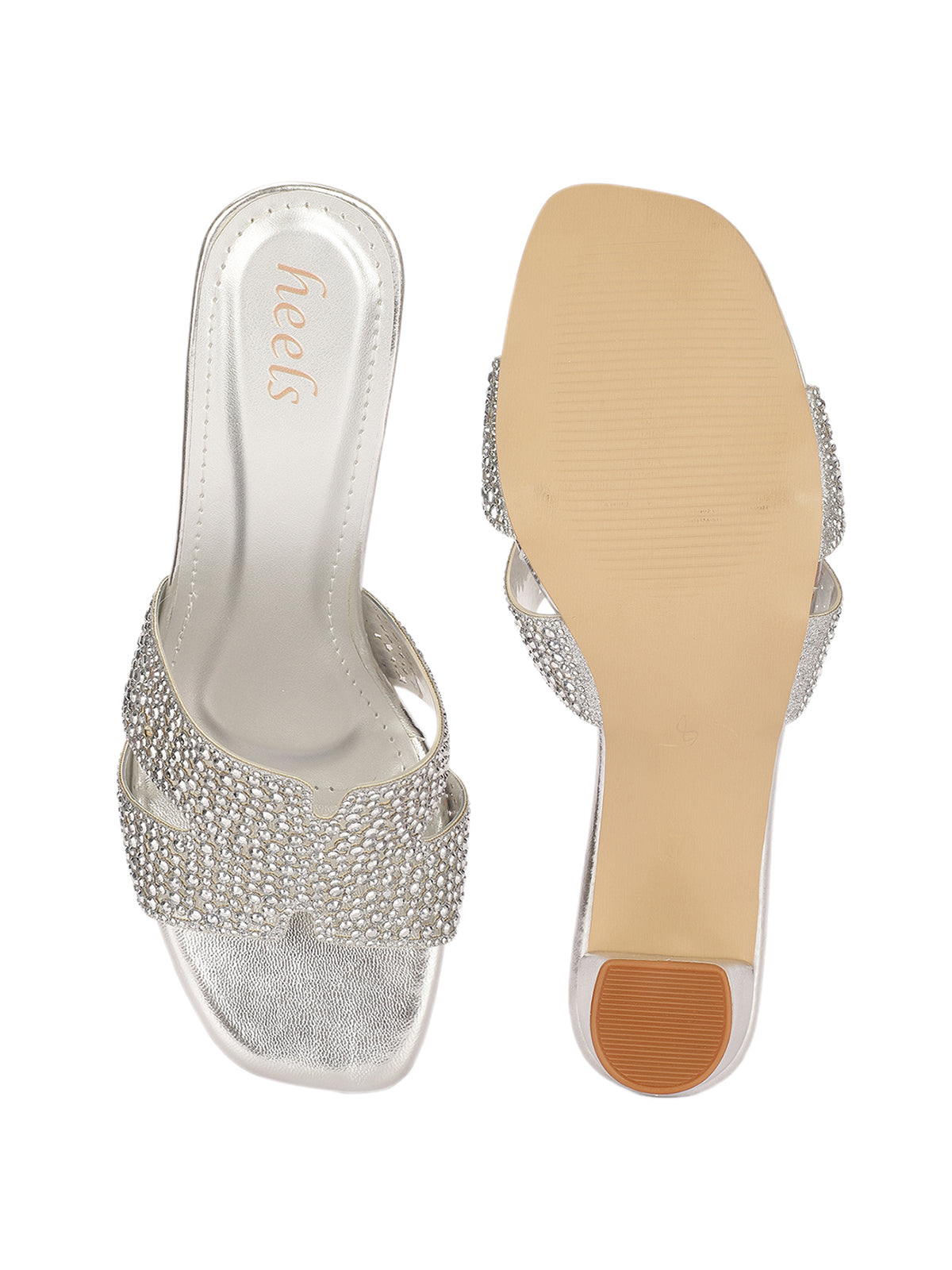 Helene Bling Block Heel Muse