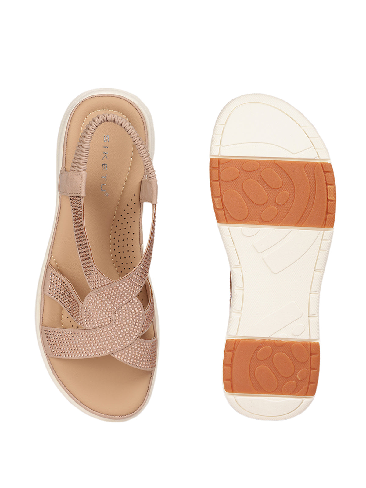 Rosaira Cushioned Bling Sandals