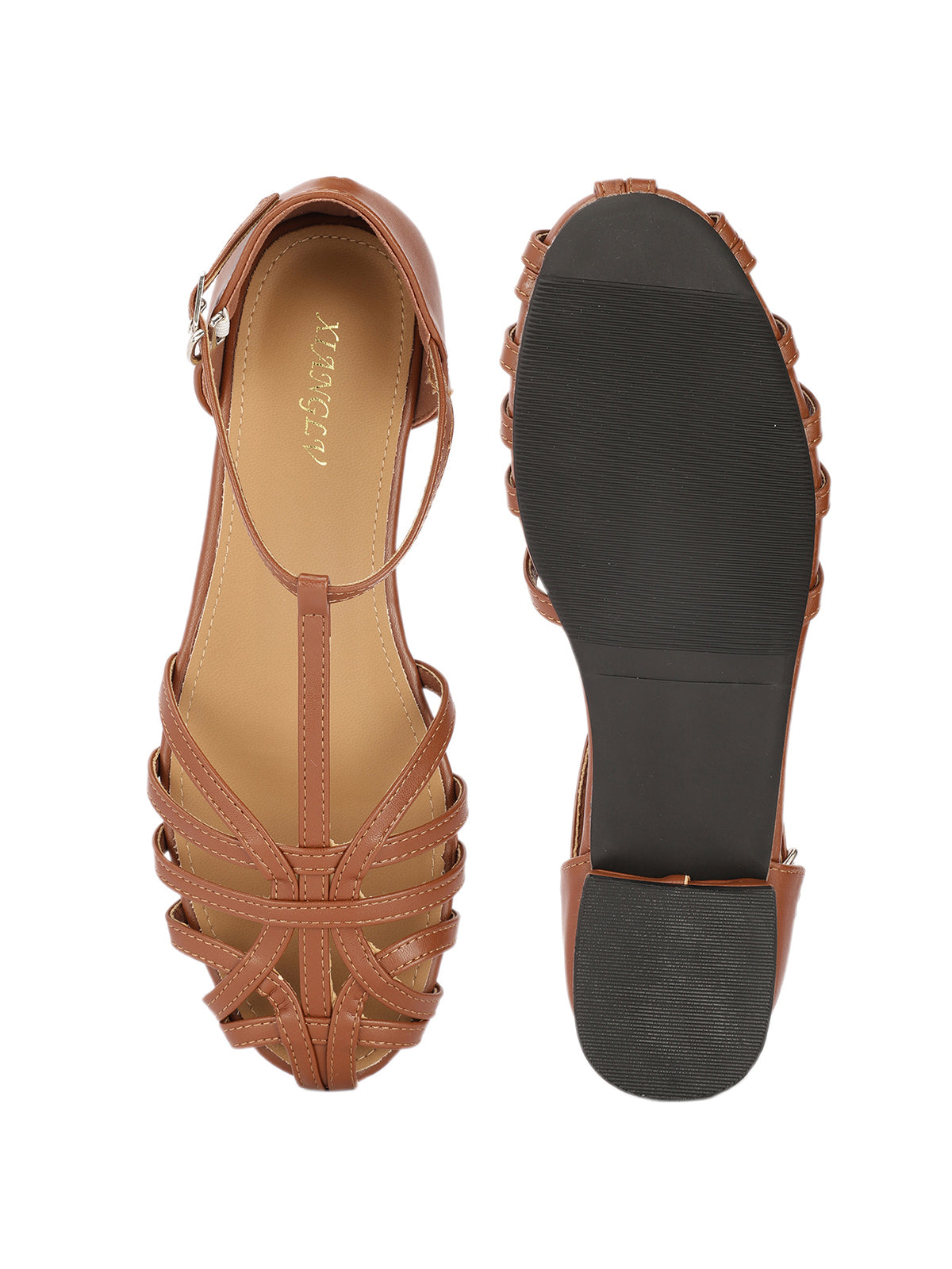 Eleni Flat Ankle Strap Gladiators (TN