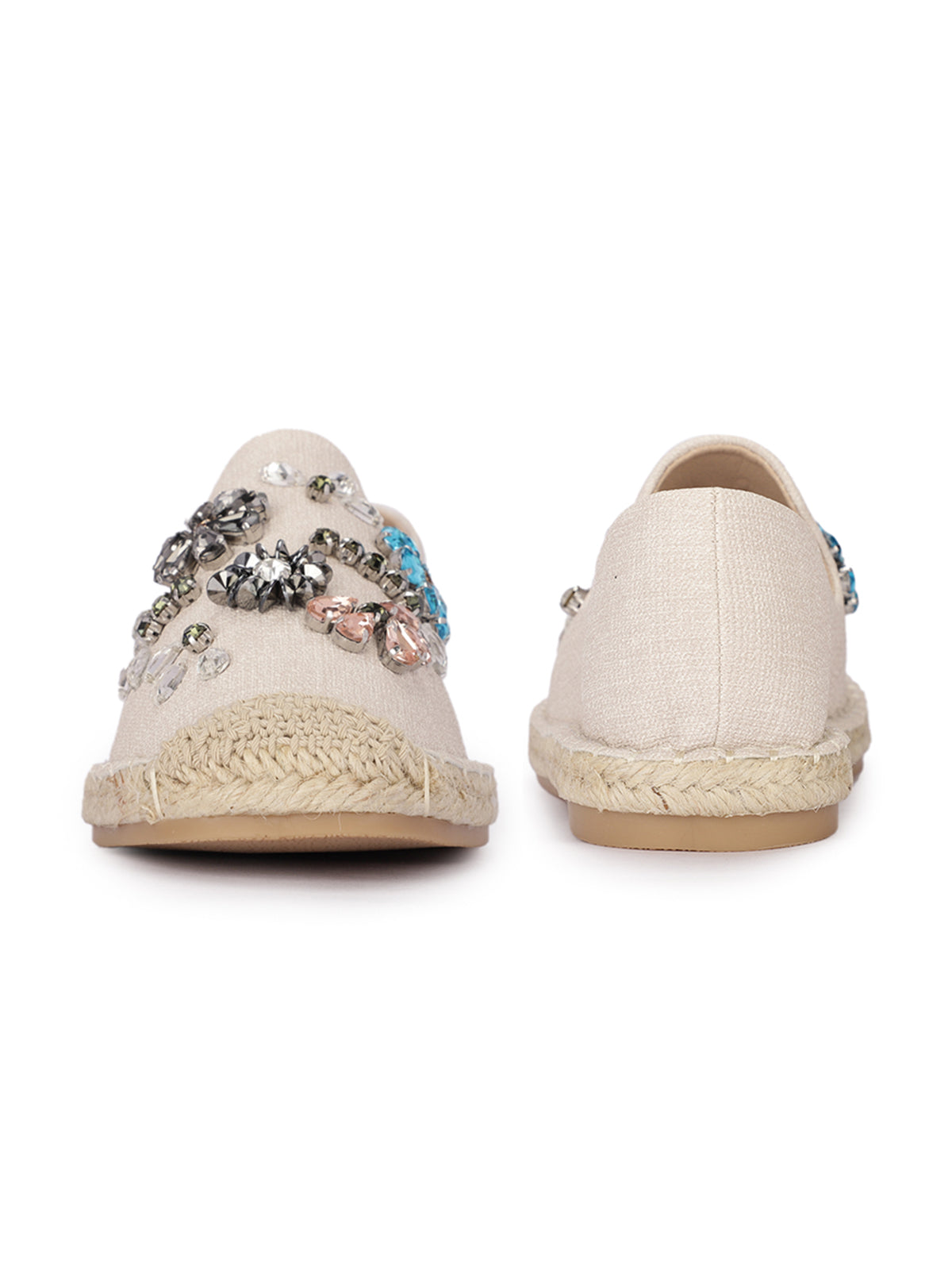 Gracia Embellished Flat Espadrilles