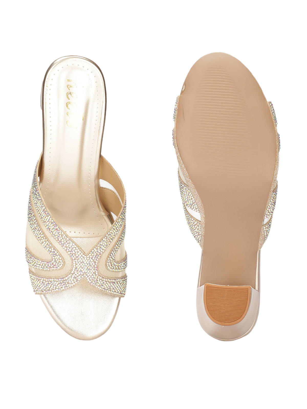 Russo Bling Party Block Heels Muse