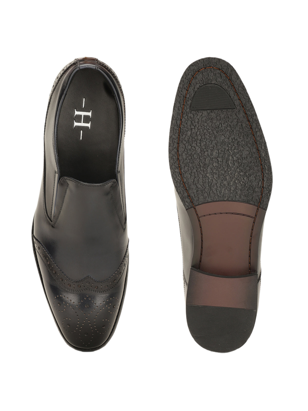 Langley Premium Leather Semi Brogue