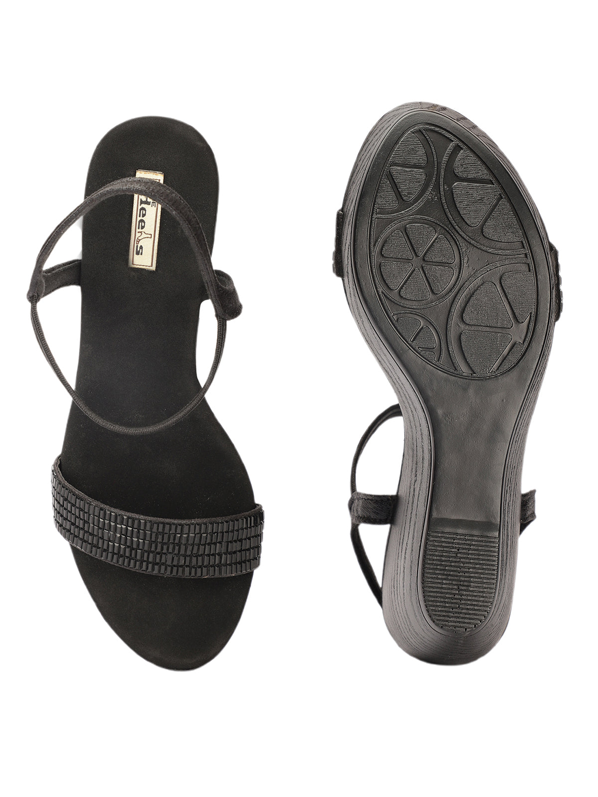 Keira Bling Wedge Party Heels