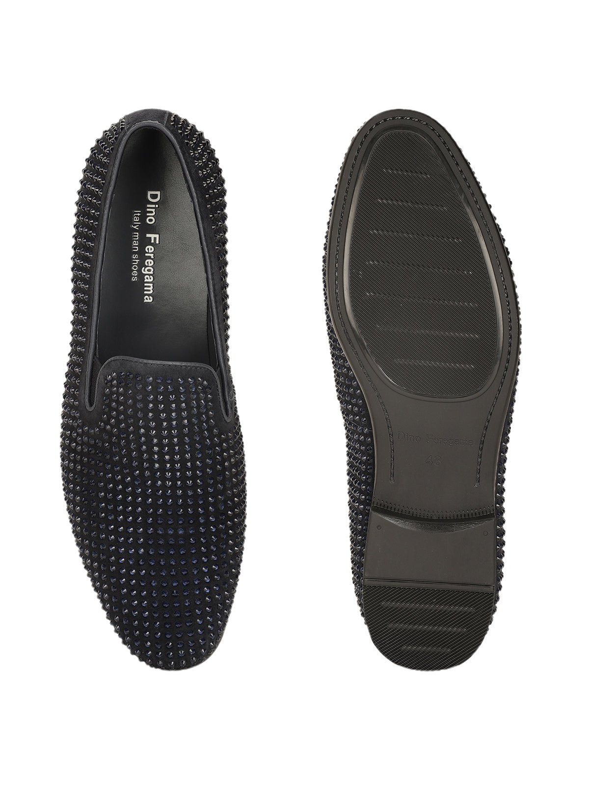 Bruyne Bling Party Formal Leather Slip Ons