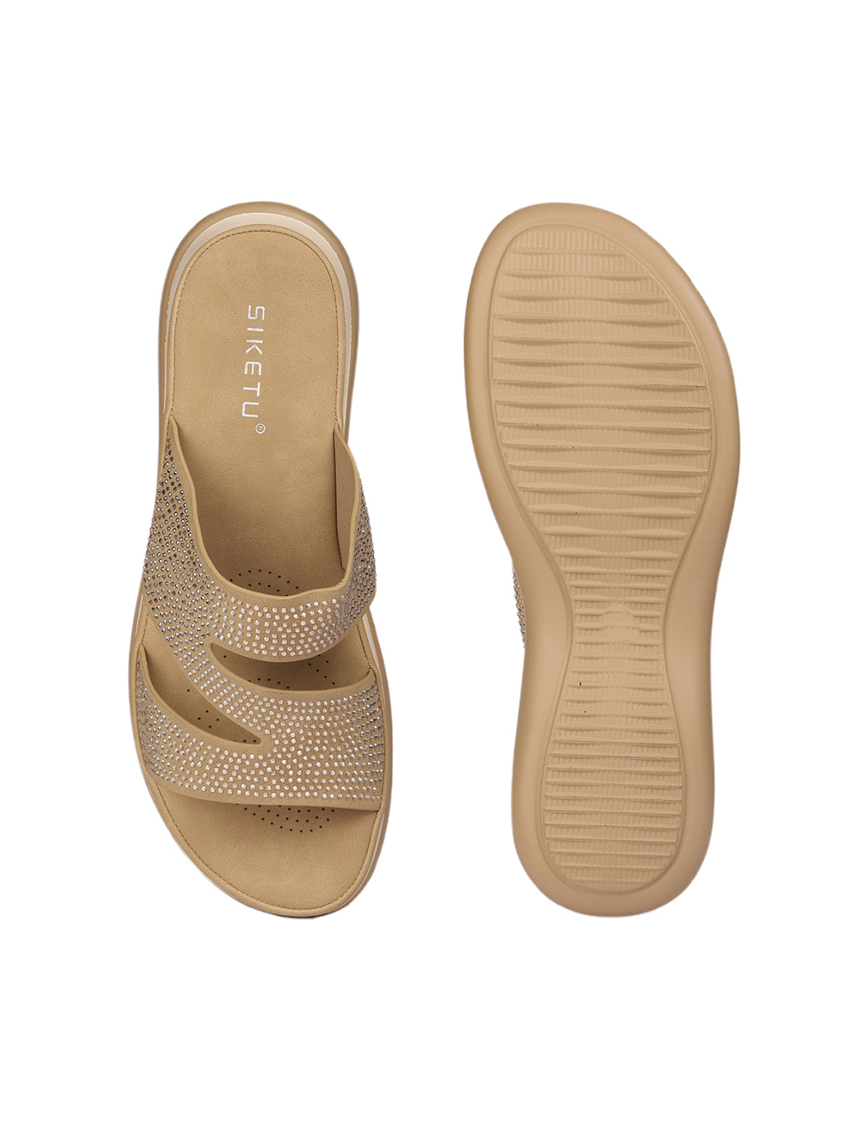 Ivoretta Bling Cushioned Slippers