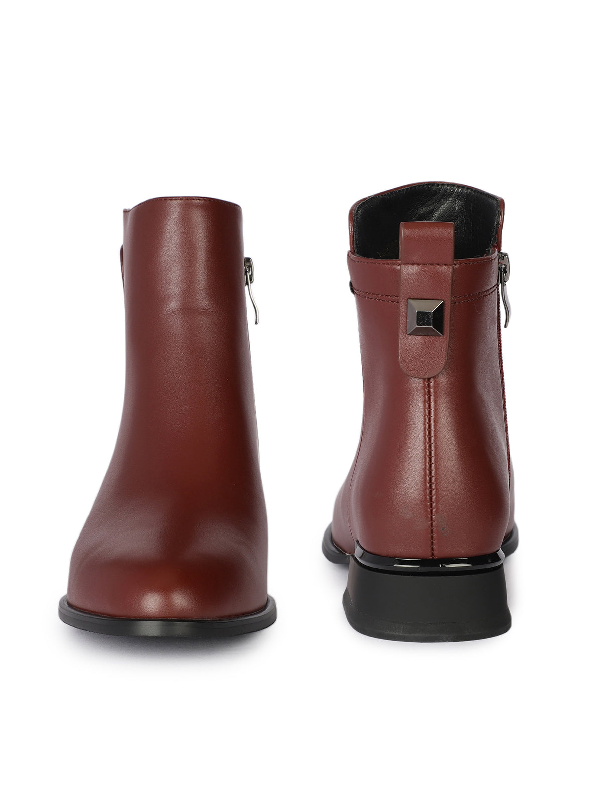 Firenze Caldo Premium Winter Ankle Low Heel Boots