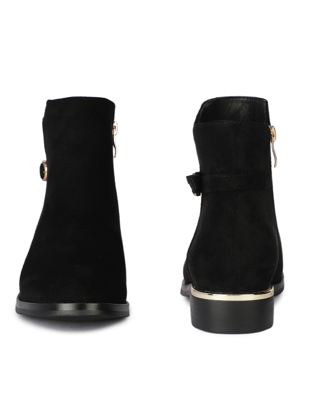 Amber Premium Suede Ankle Zip Winter Boots