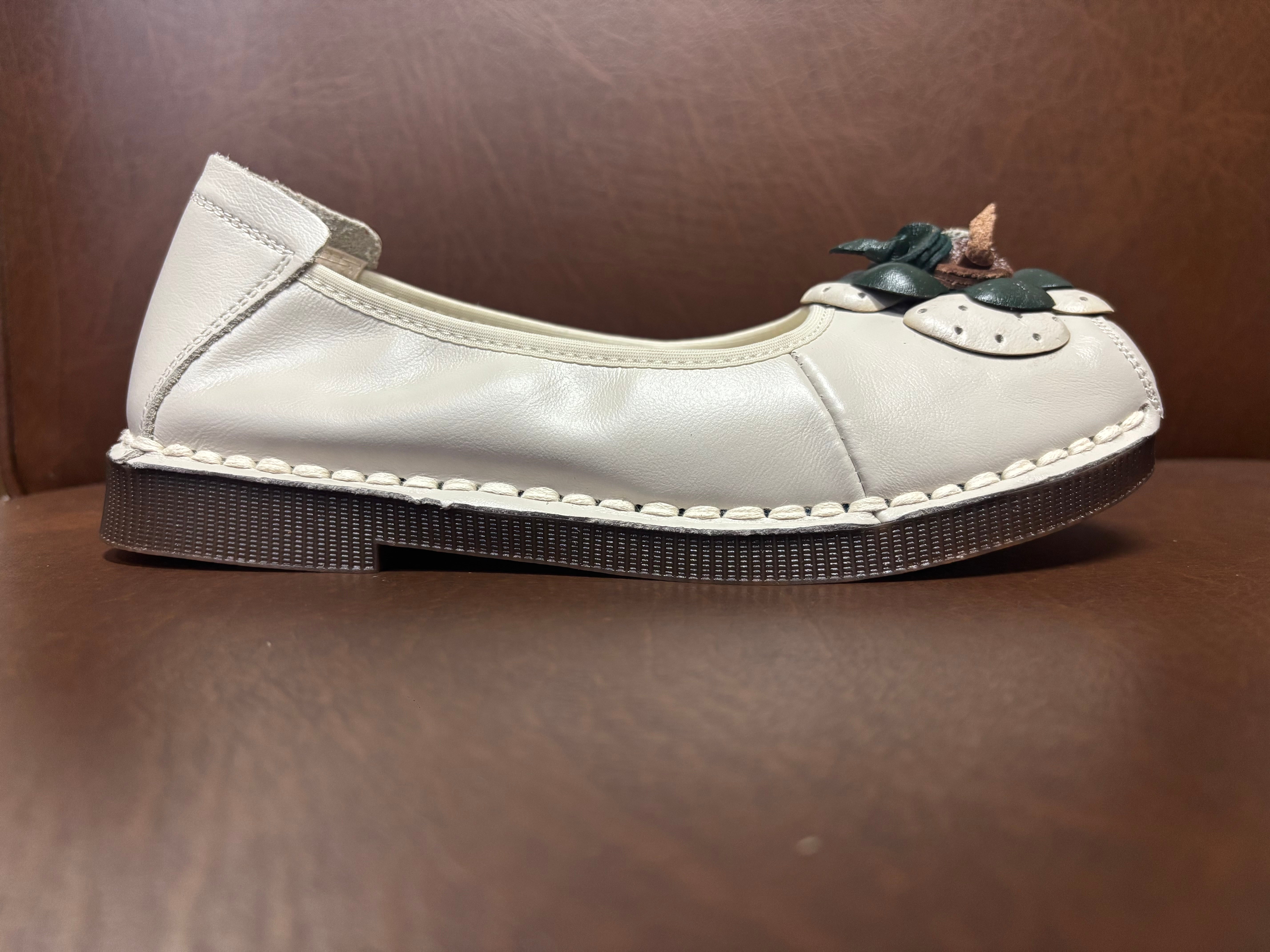 Flora 3.0 Premium Leather Cushioned Ballerinas