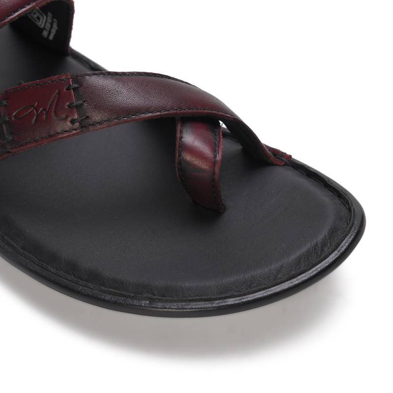 Brooks Thumb Leather Slippers