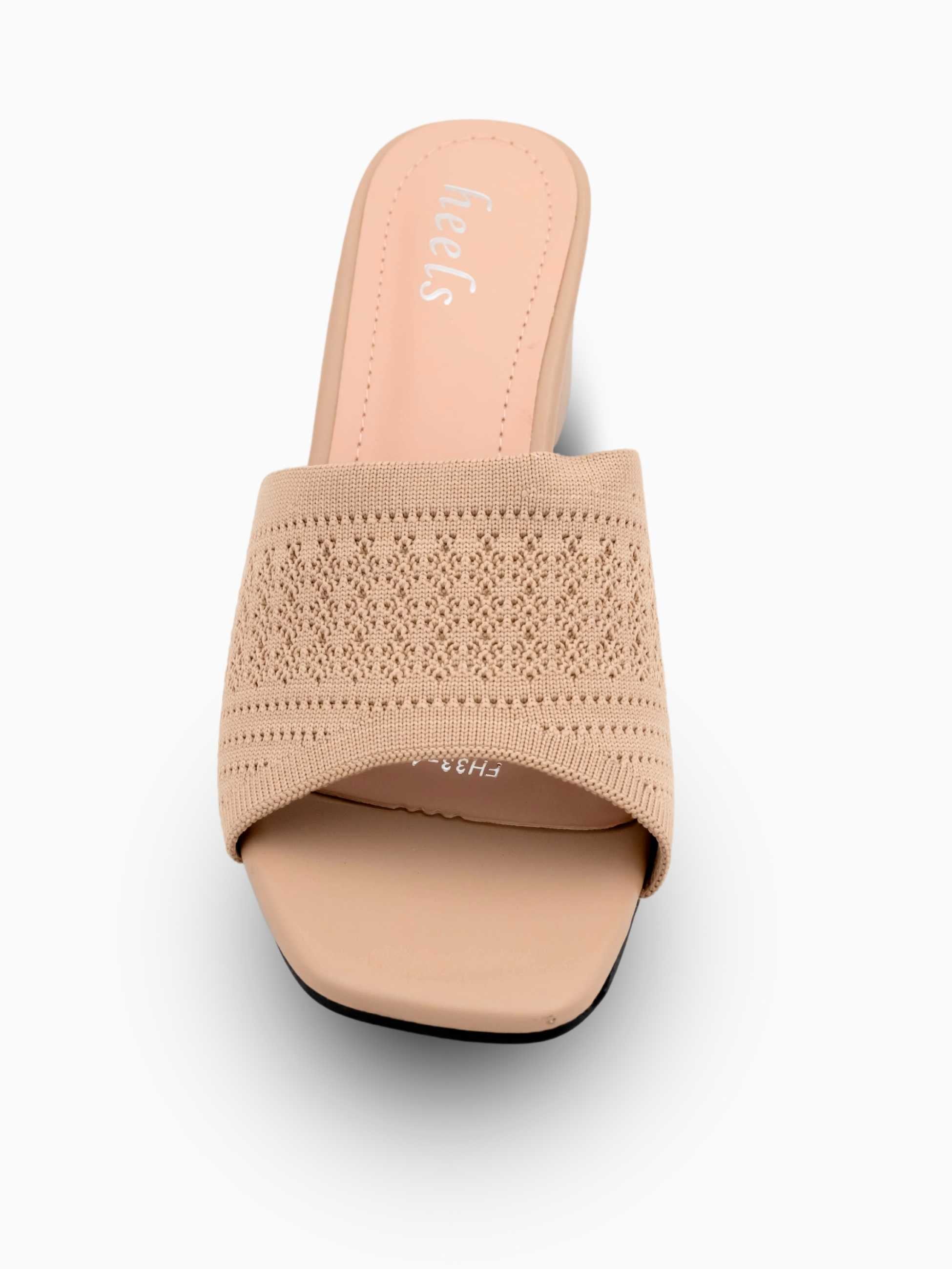 Harper Crochet Block Heels