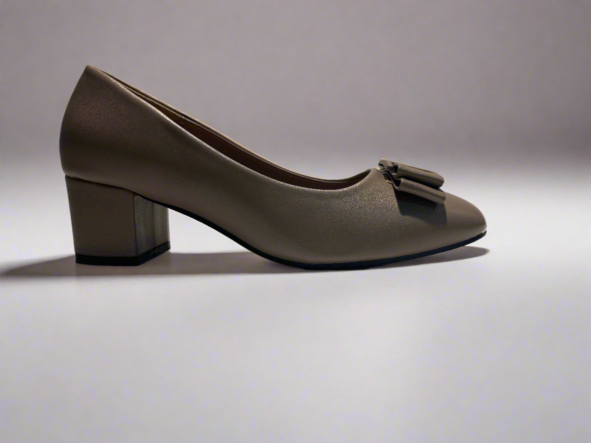 Kiki Bow Block Heels