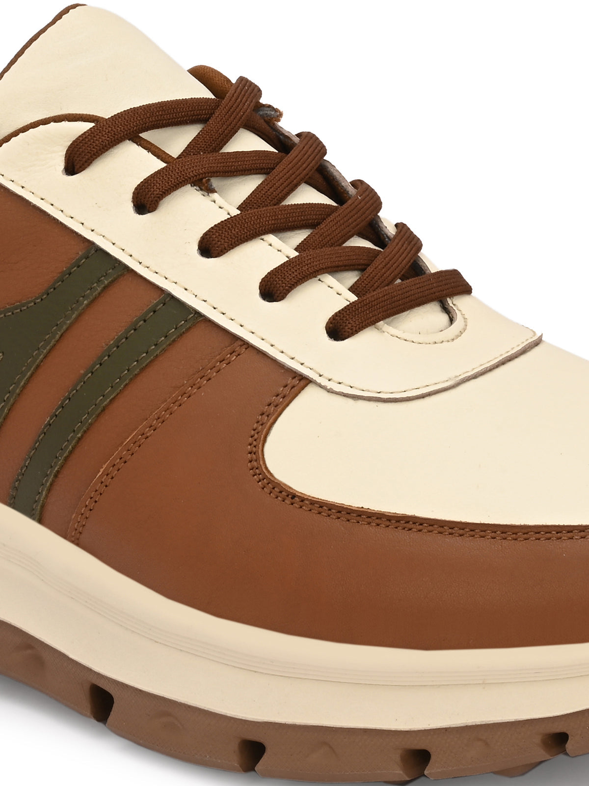 DRIFT Premium Leather Lace-Up Sneakers