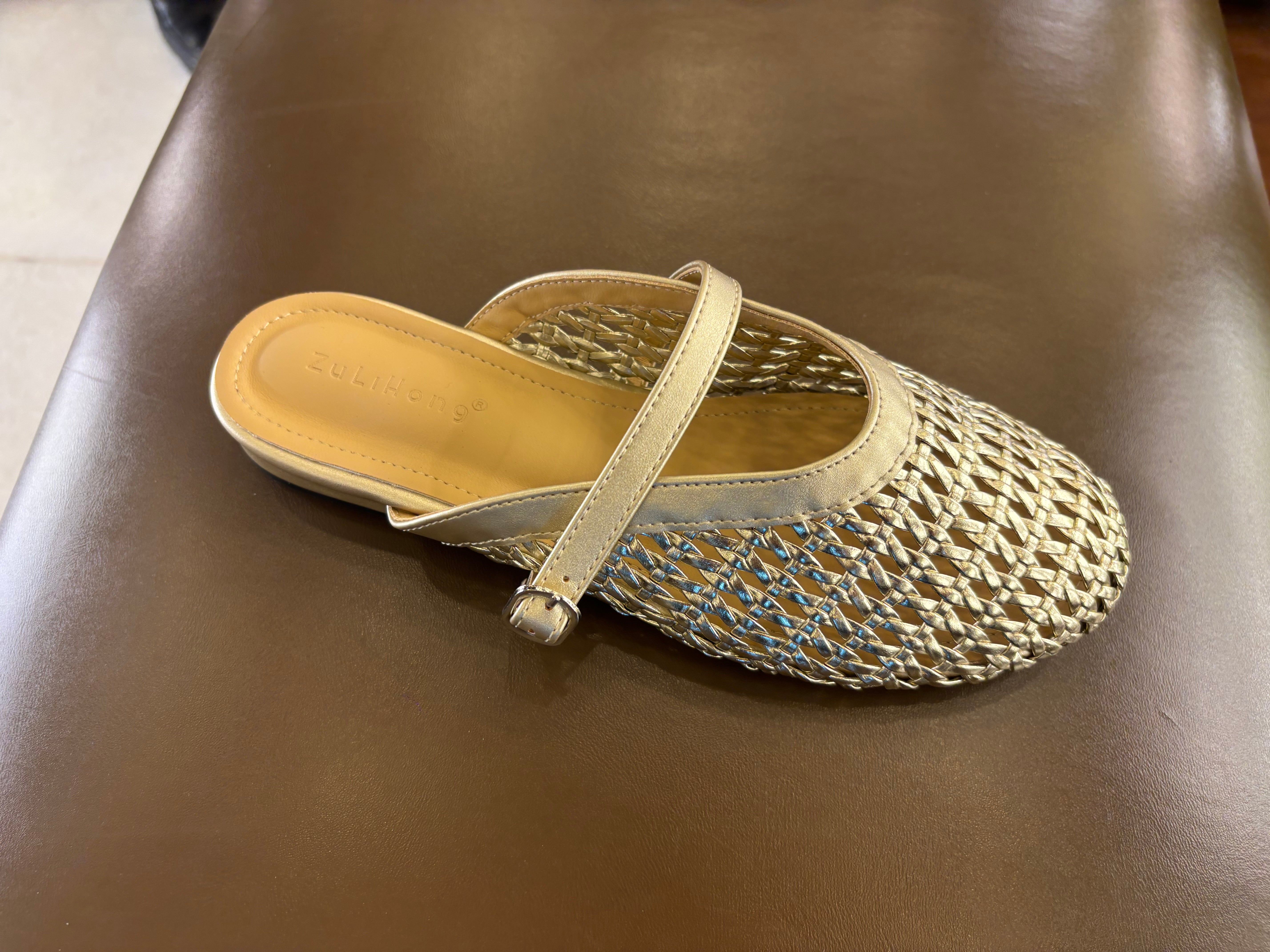 Nysa Premium Mesh Mary Jane Mules