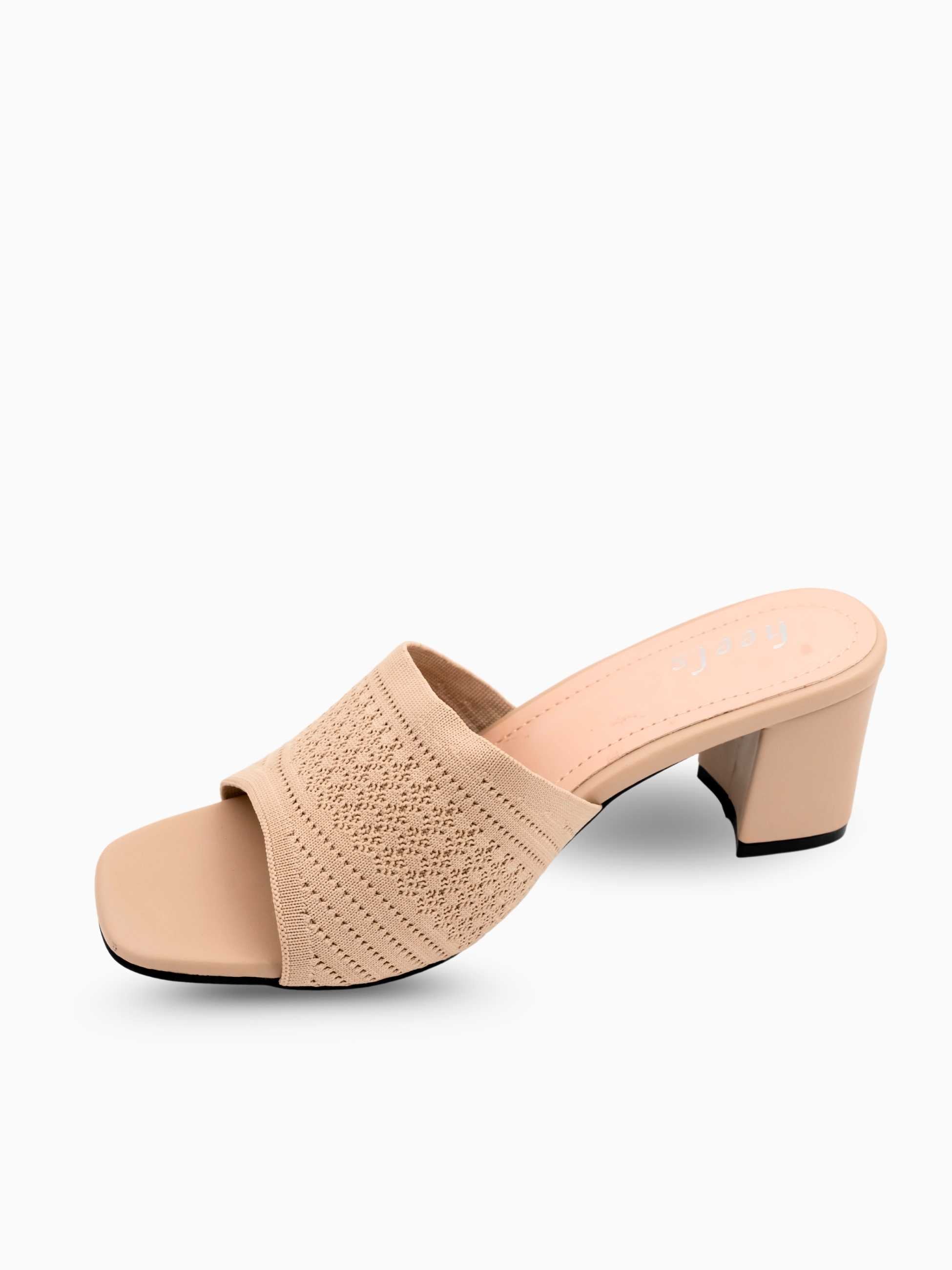 Harper Crochet Block Heels