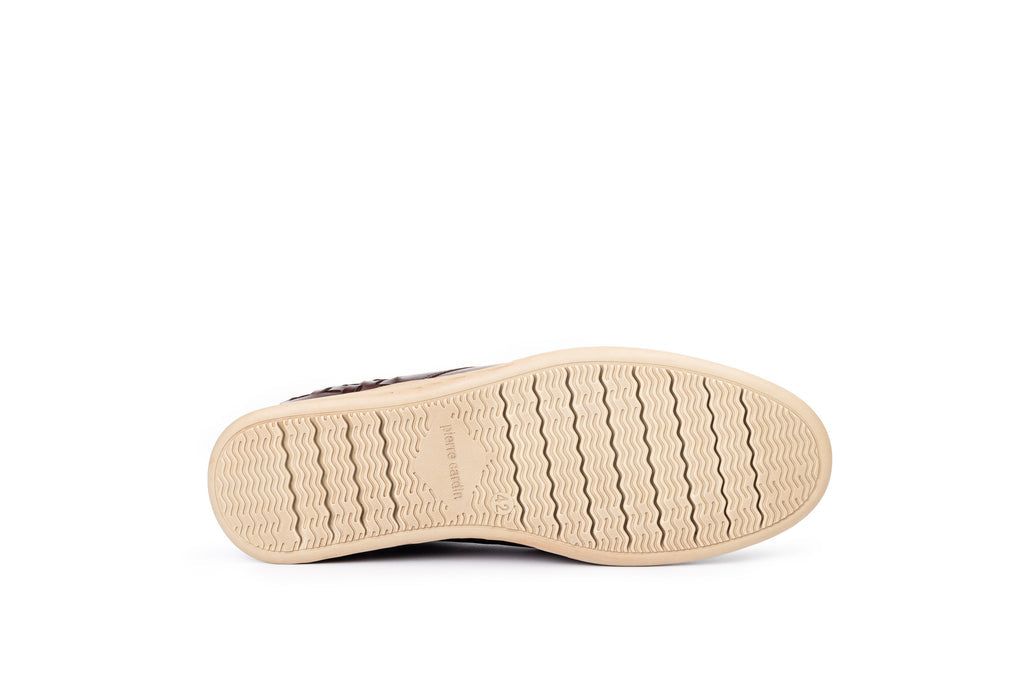Marina Leather Weaved Lace Derby Shoes