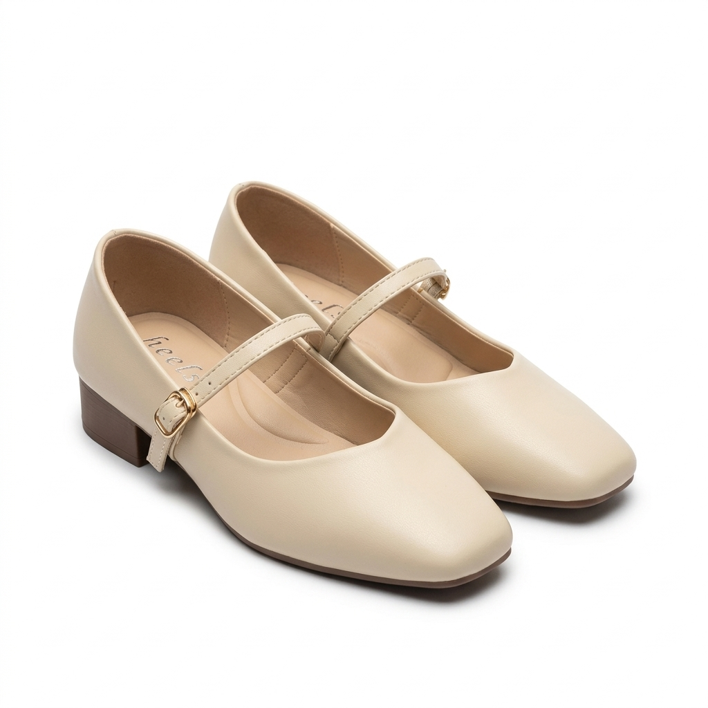 Miley Block Heel Mary Janes - The Heels India