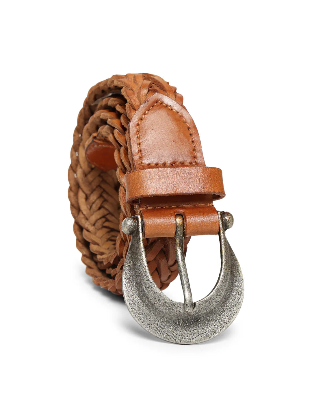 Women Braided Leather Belt