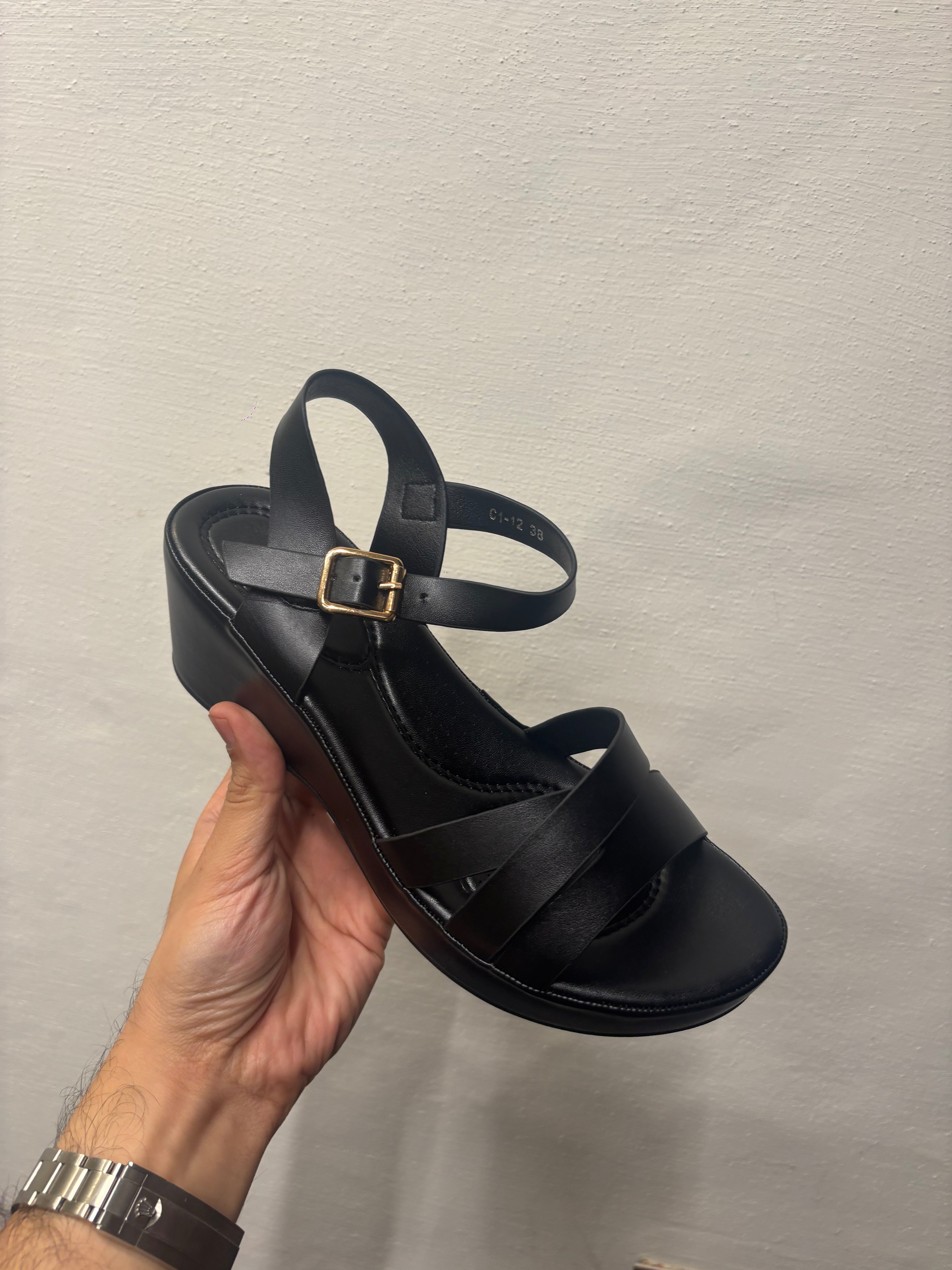 Tory Strappy Wedge Comfort Summer Sandals - The Heels India