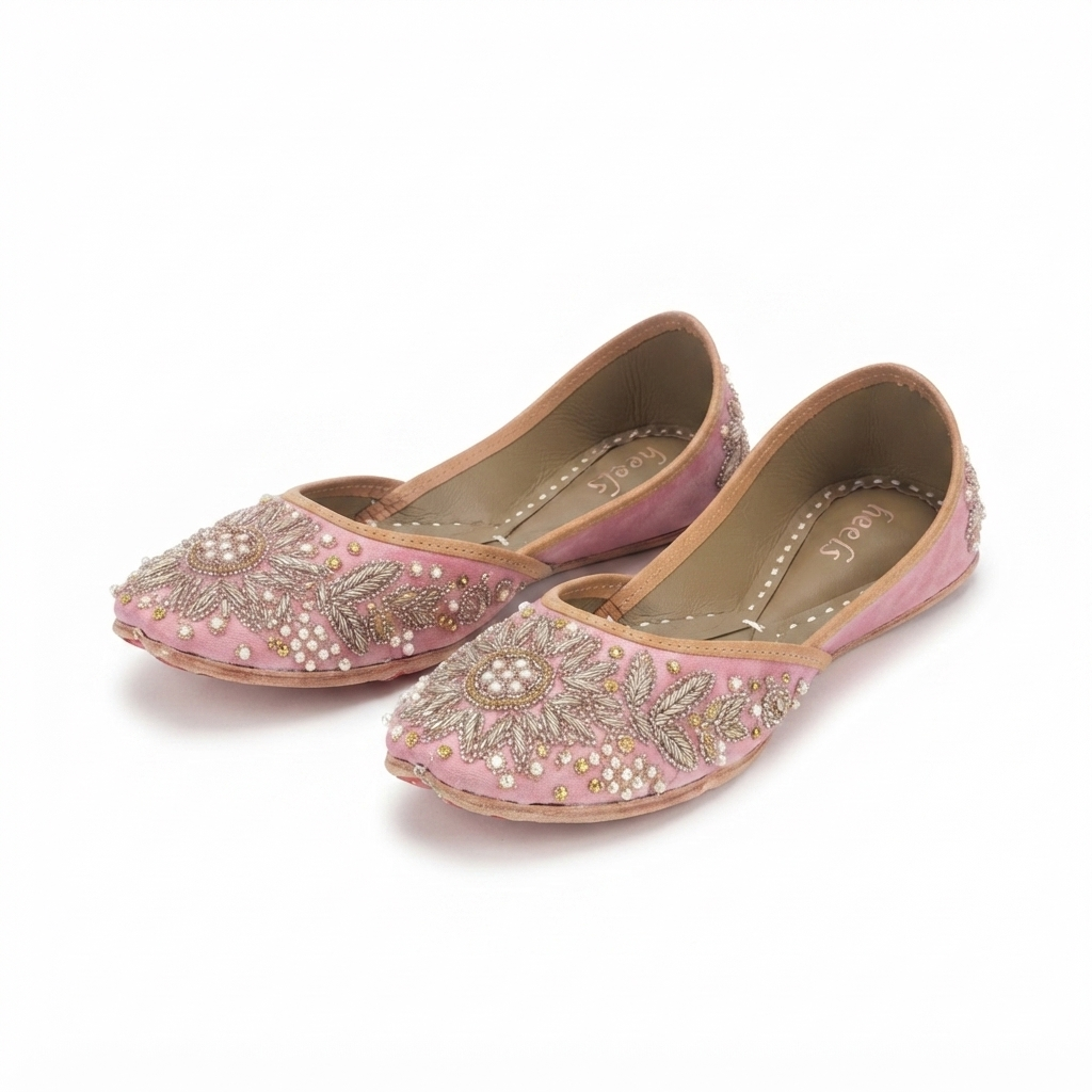 Mehreen Handcrafted Leather Juttis